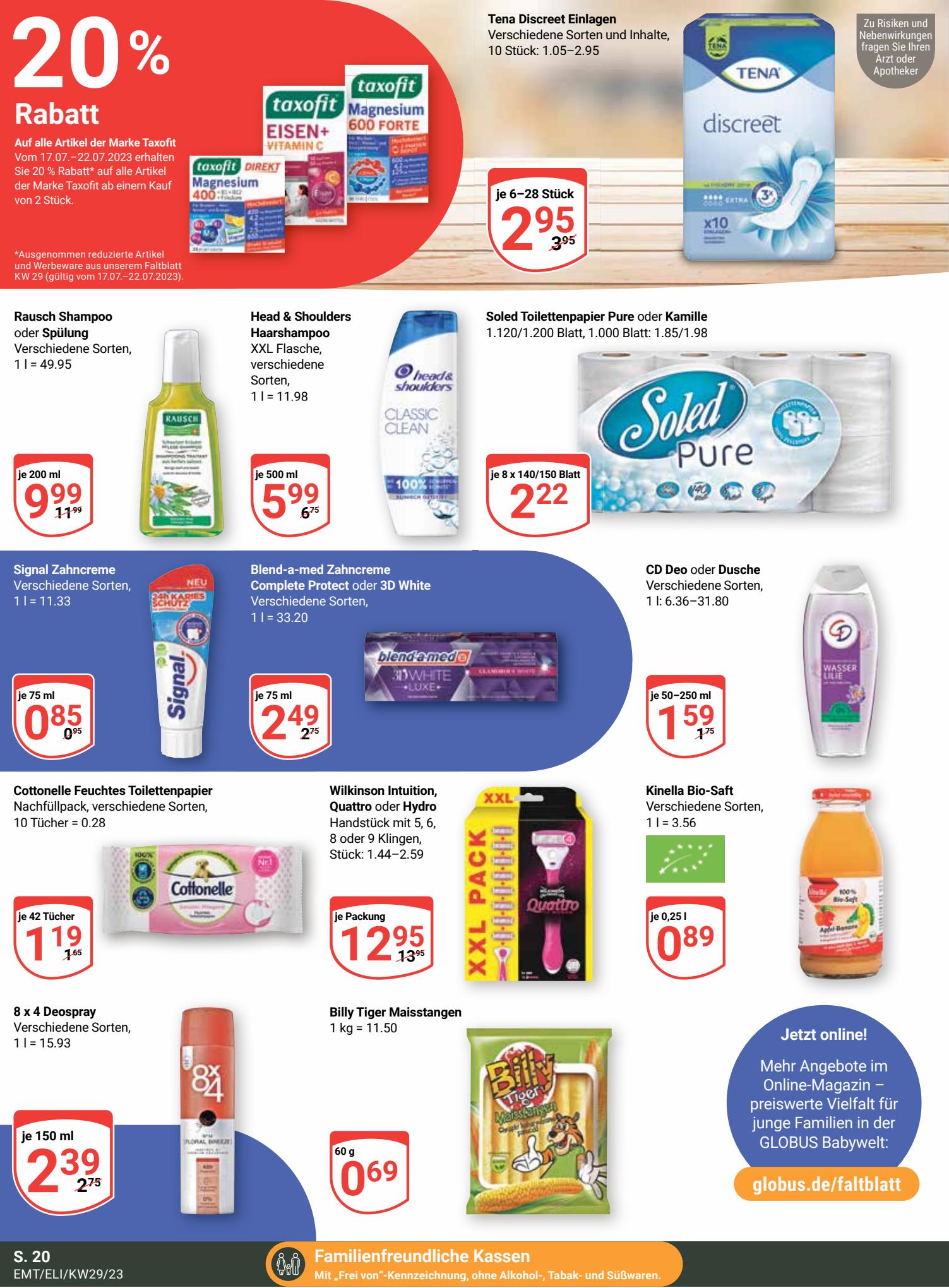 Globus Prospekt 17 – 22 Juli 2023 Seite 20