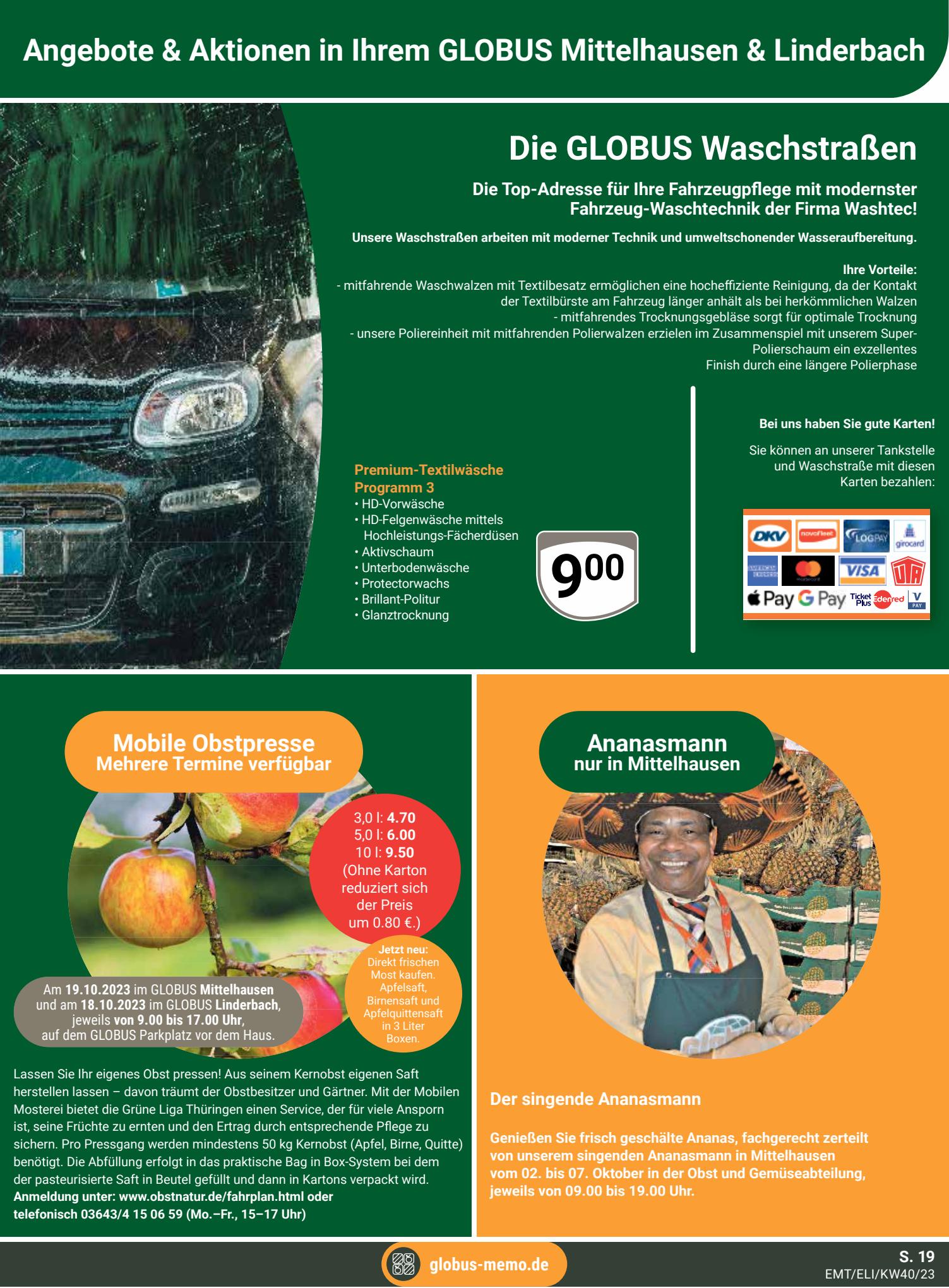 Globus Prospekt 2 – 7 October 2023 Seite 19