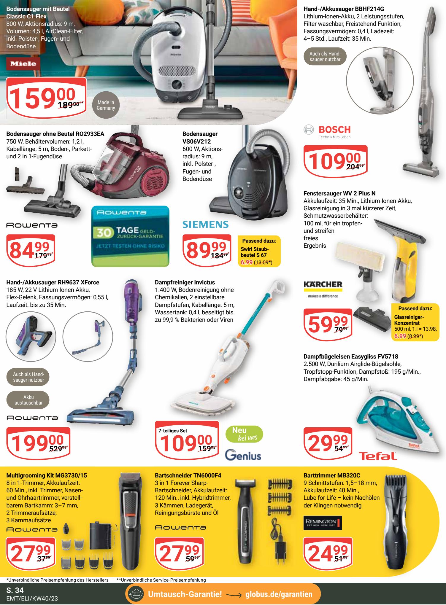 Globus Prospekt 2 – 7 October 2023 Seite 34