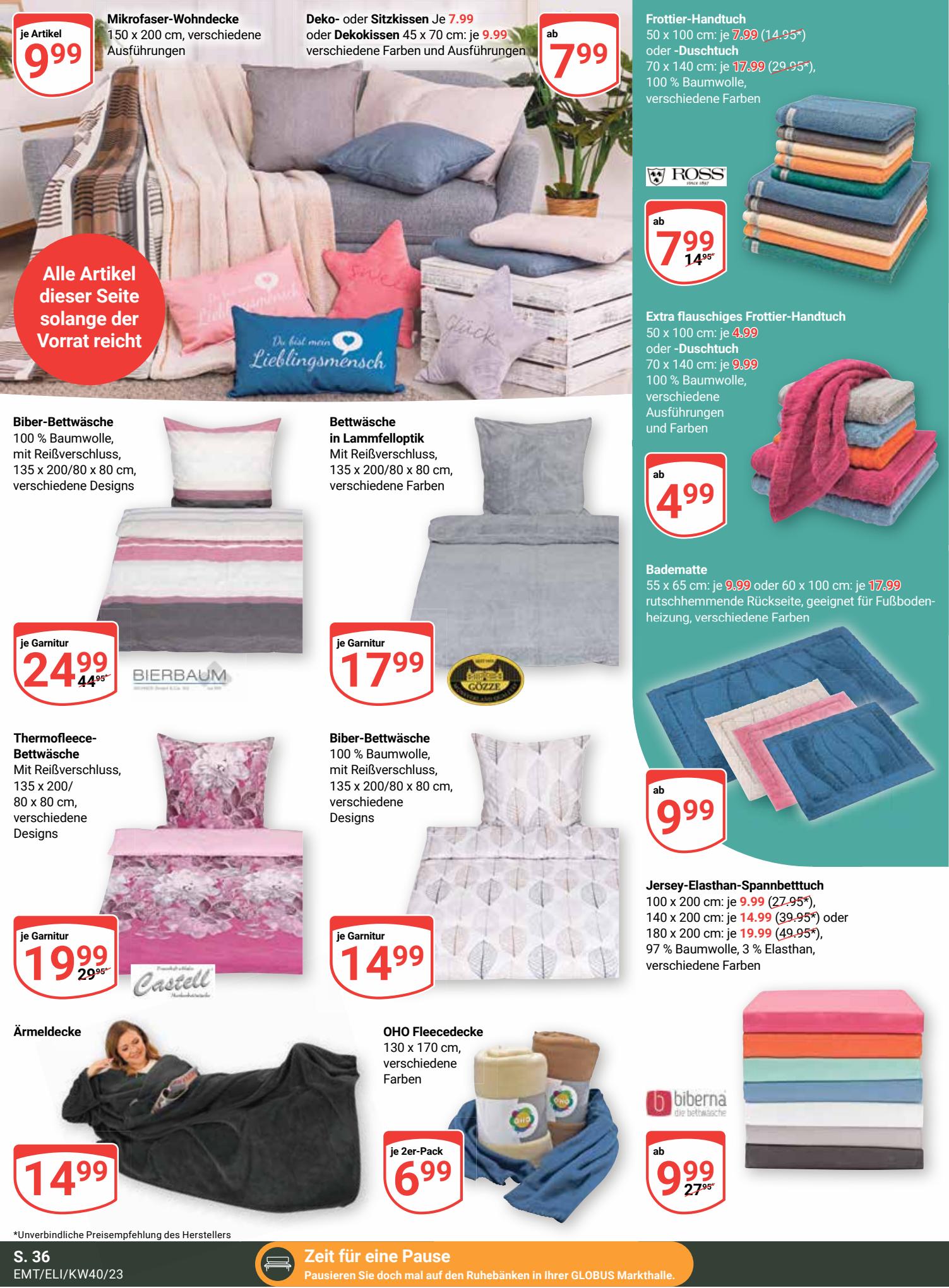 Globus Prospekt 2 – 7 October 2023 Seite 36