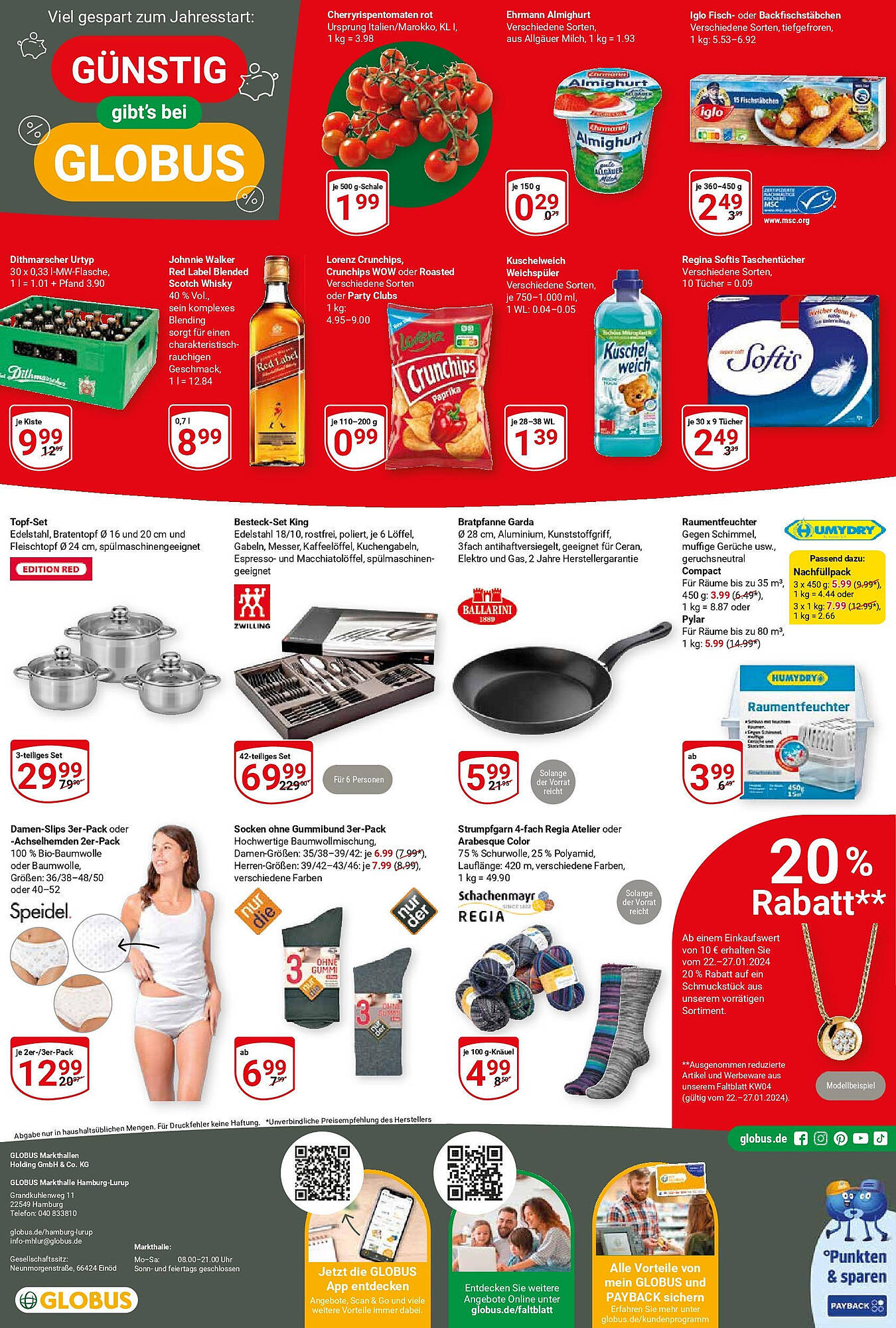 Globus Prospekt 22 – 27 Januar 2024 Seite 22