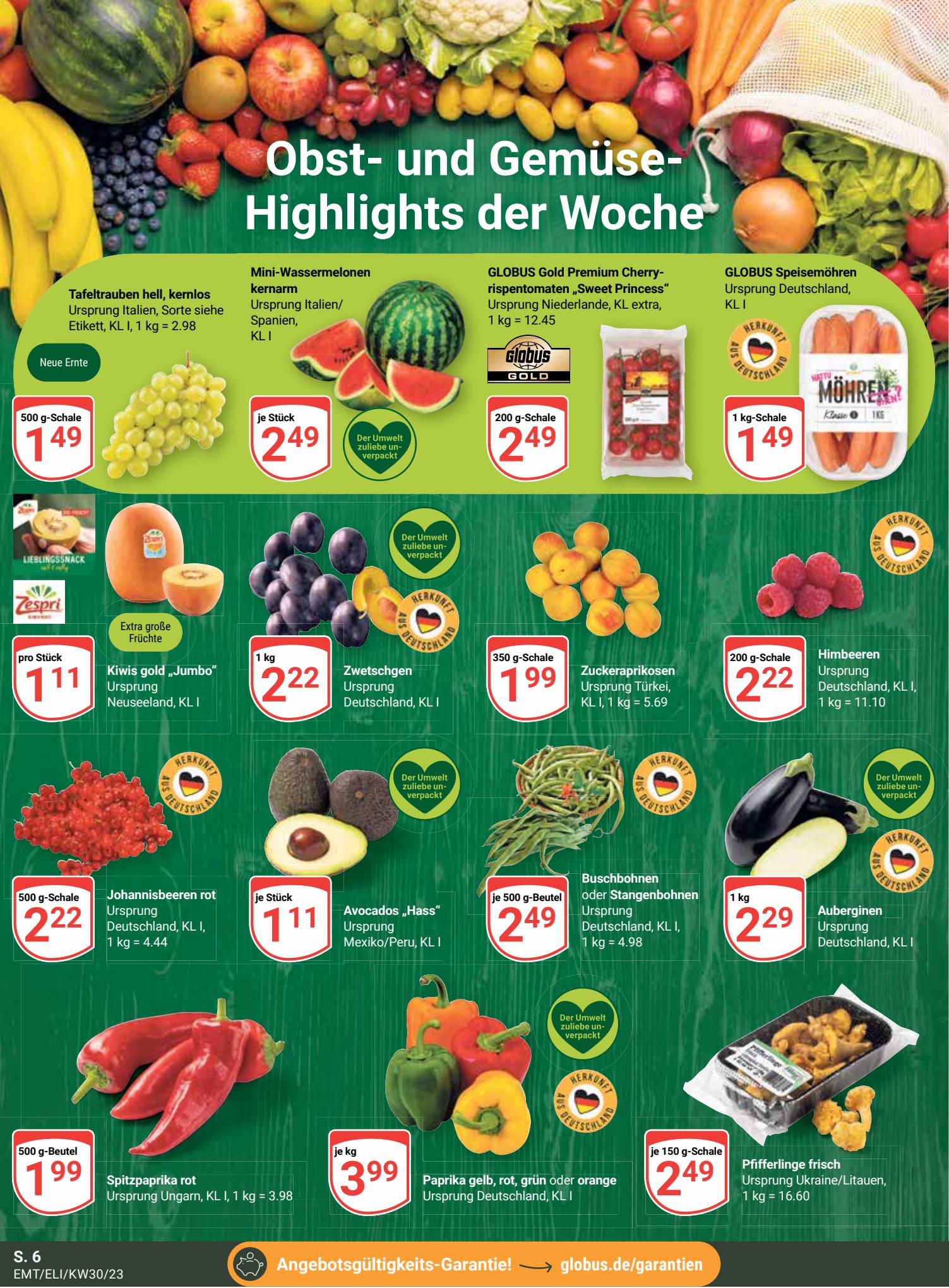 Globus Prospekt 24 – 29 Juli 2023 Seite 6