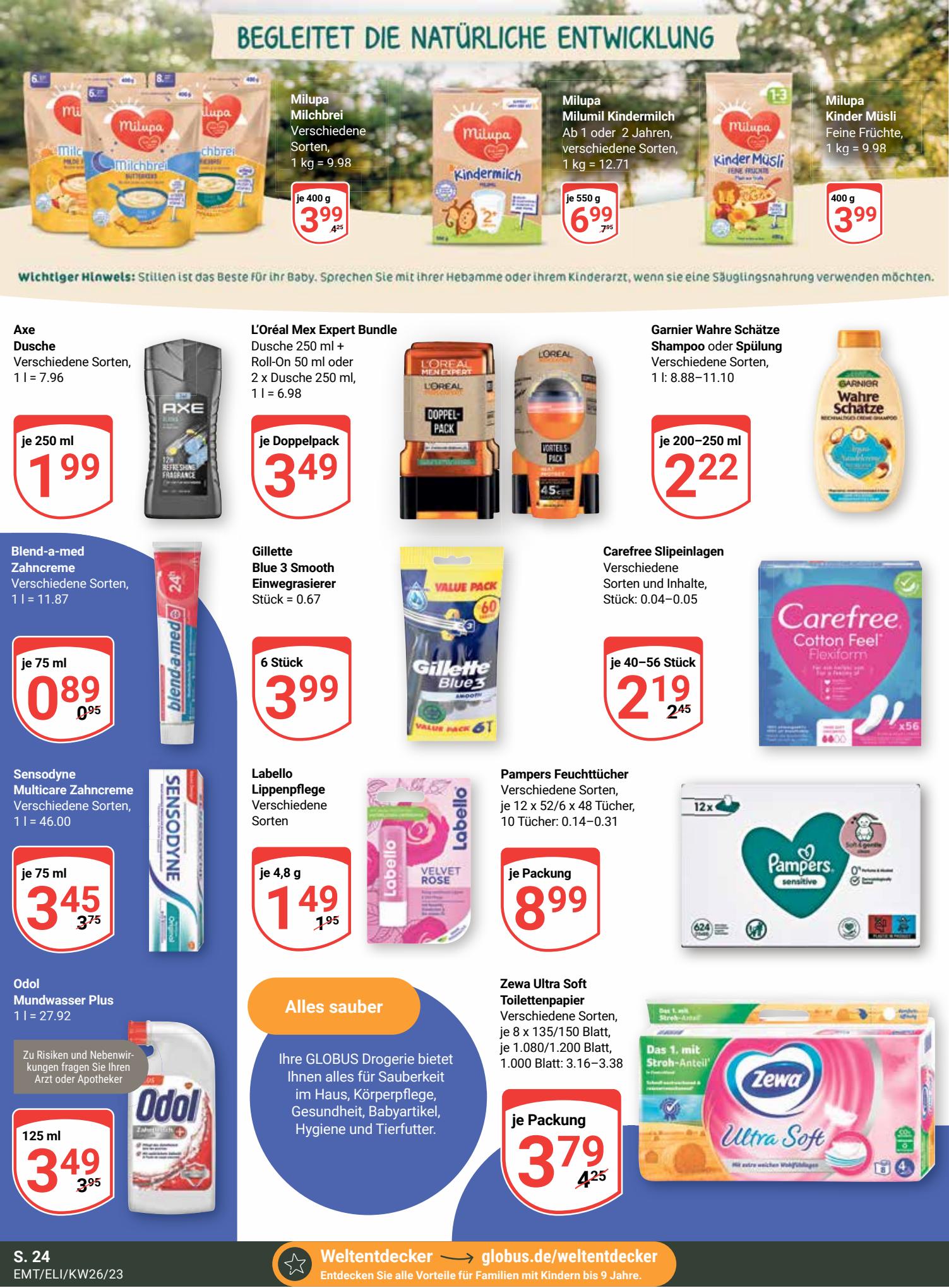 Globus Prospekt 26 Juni – 1 Juli 2023 Seite 28