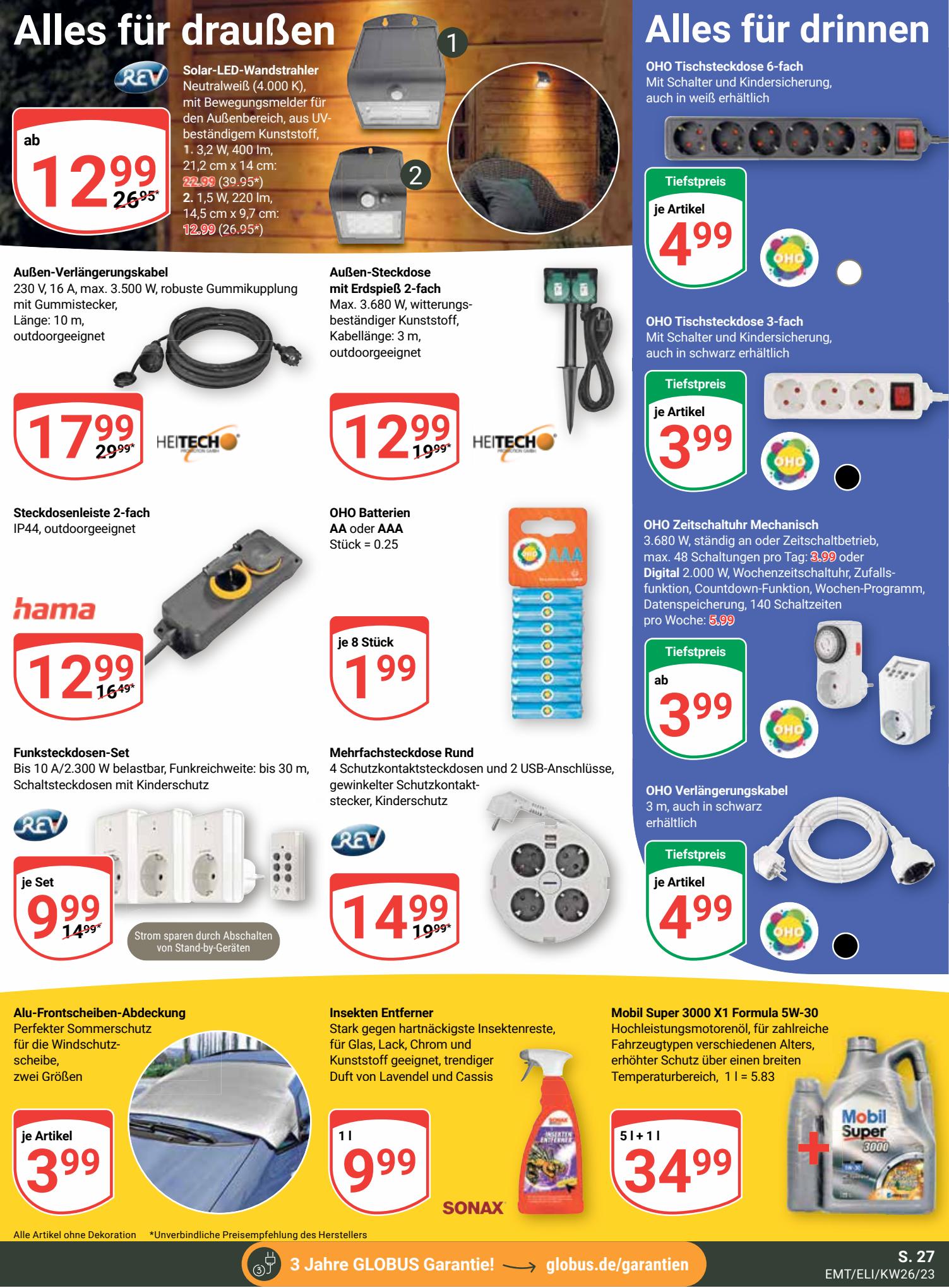 Globus Prospekt 26 Juni – 1 Juli 2023 Seite 31