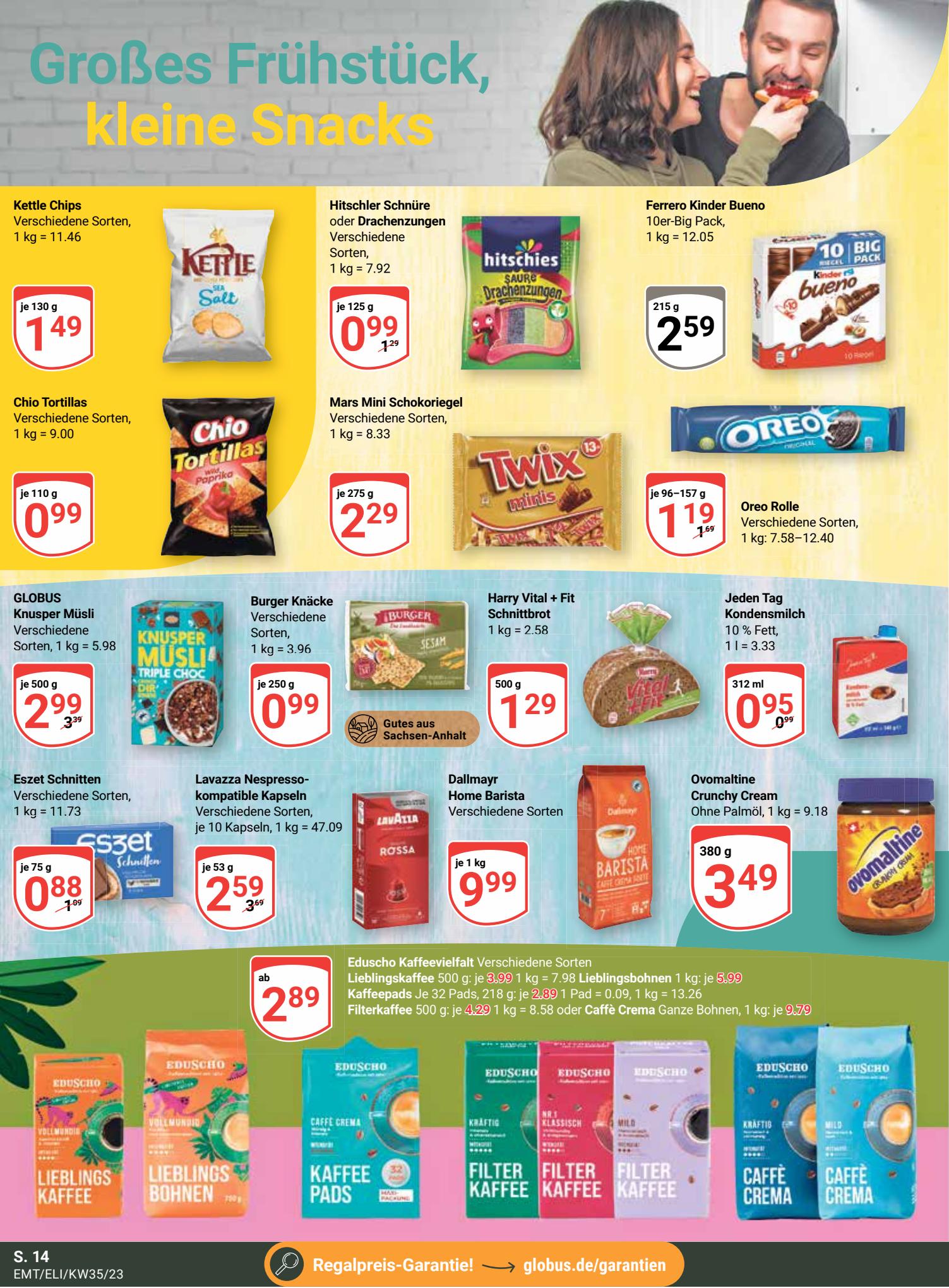 Globus Prospekt 28 August – 2 September 2023 Seite 14