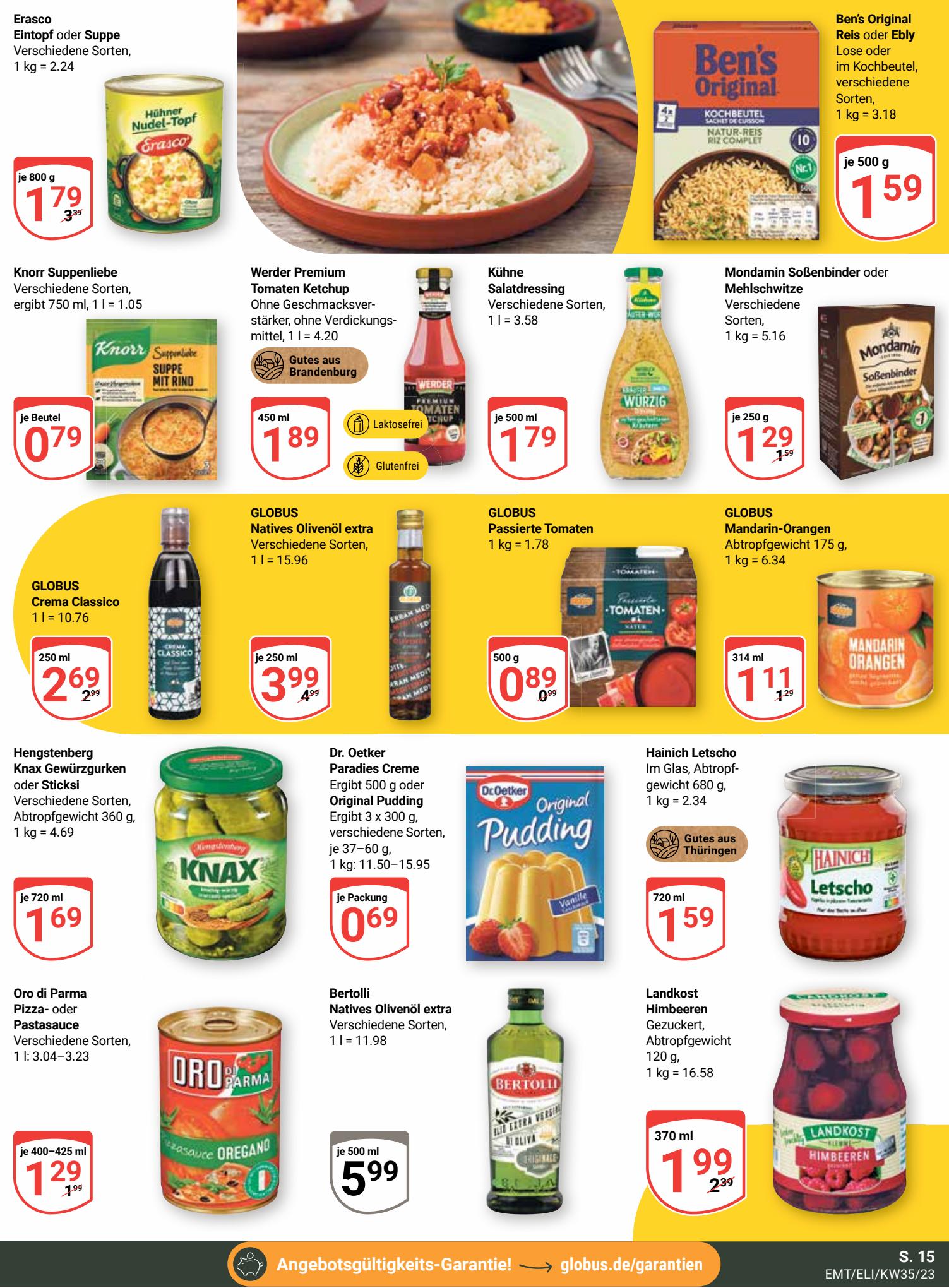 Globus Prospekt 28 August – 2 September 2023 Seite 15