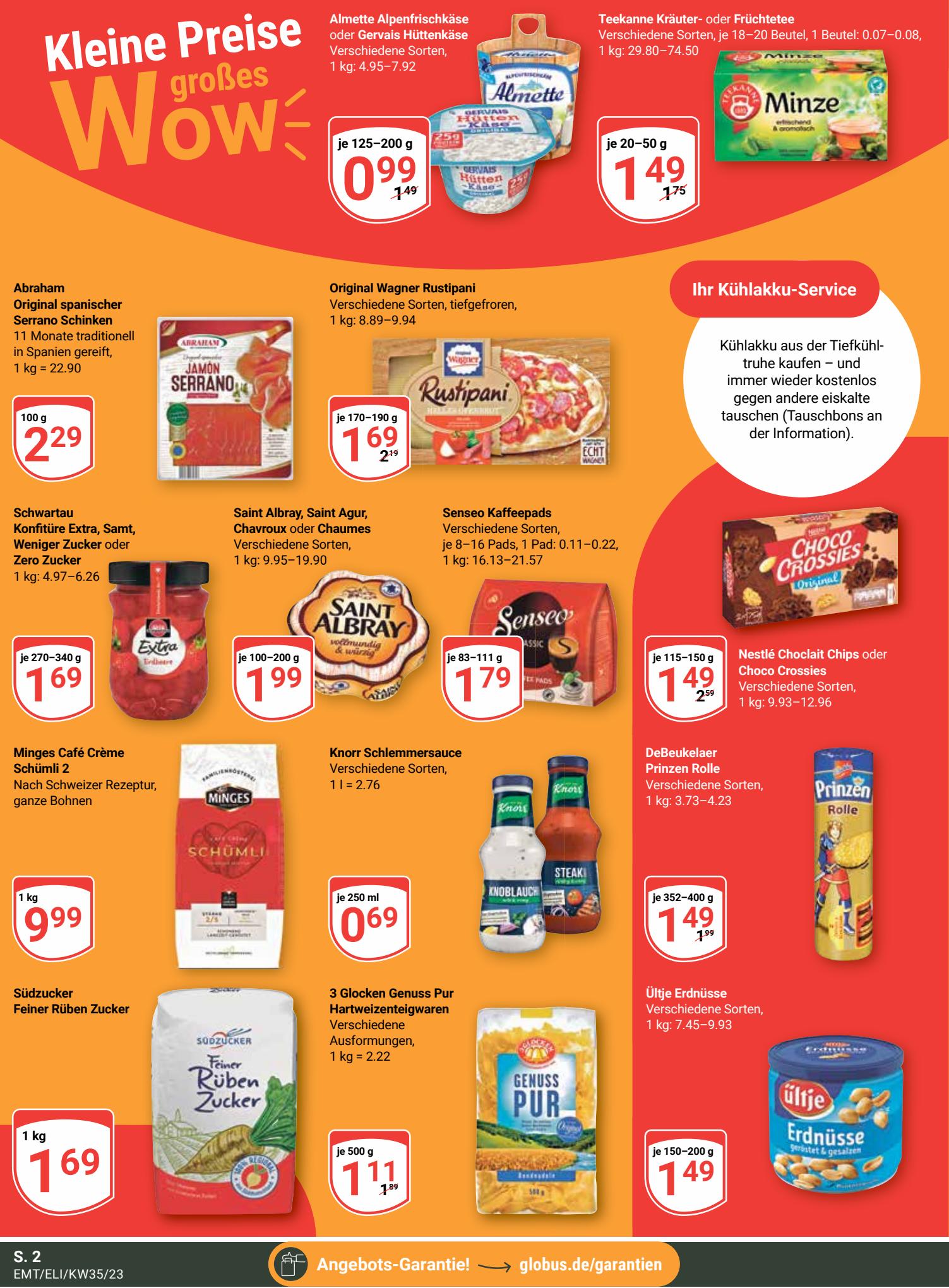 Globus Prospekt 28 August – 2 September 2023 Seite 2