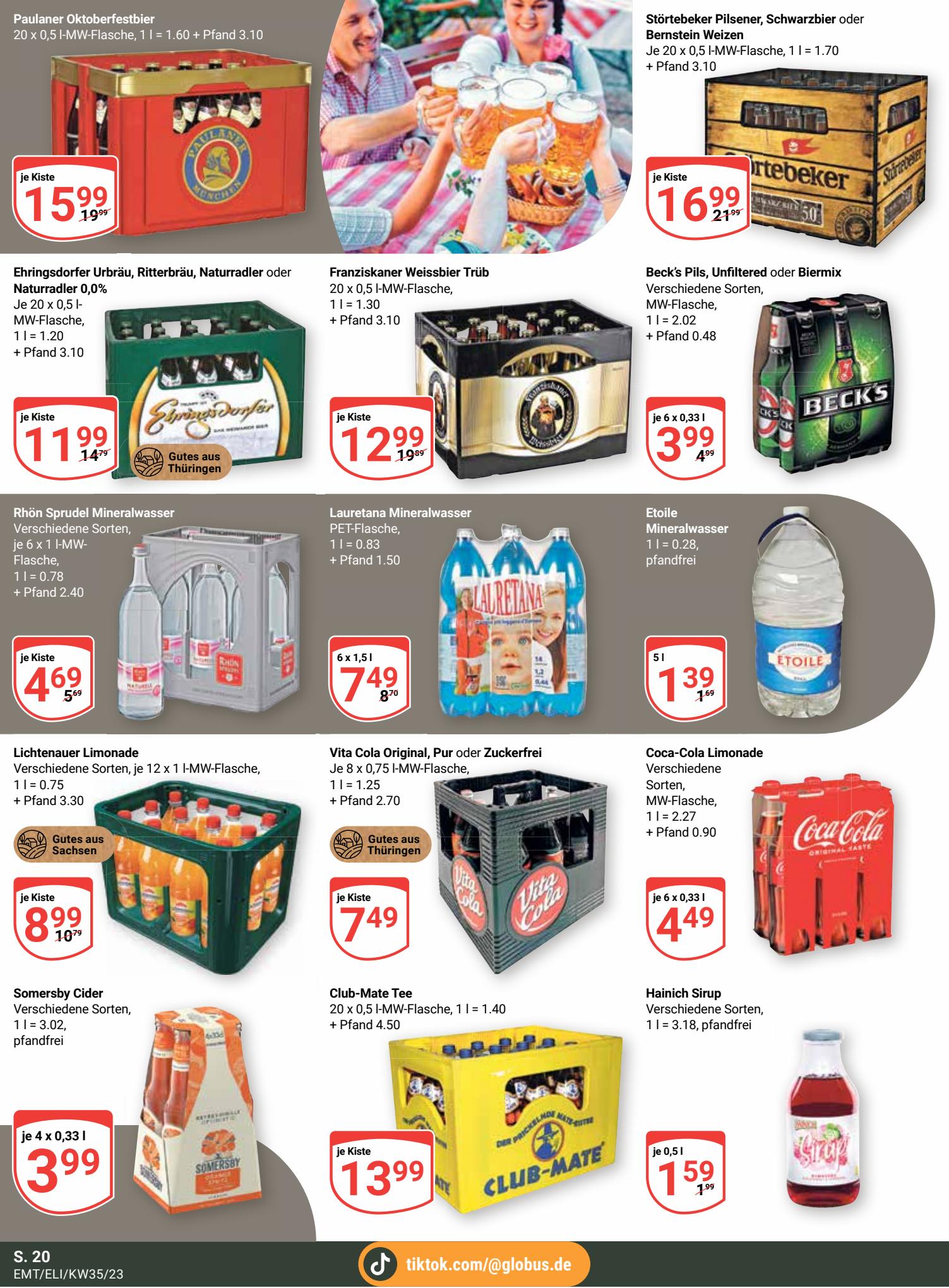 Globus Prospekt 28 August – 2 September 2023 Seite 20