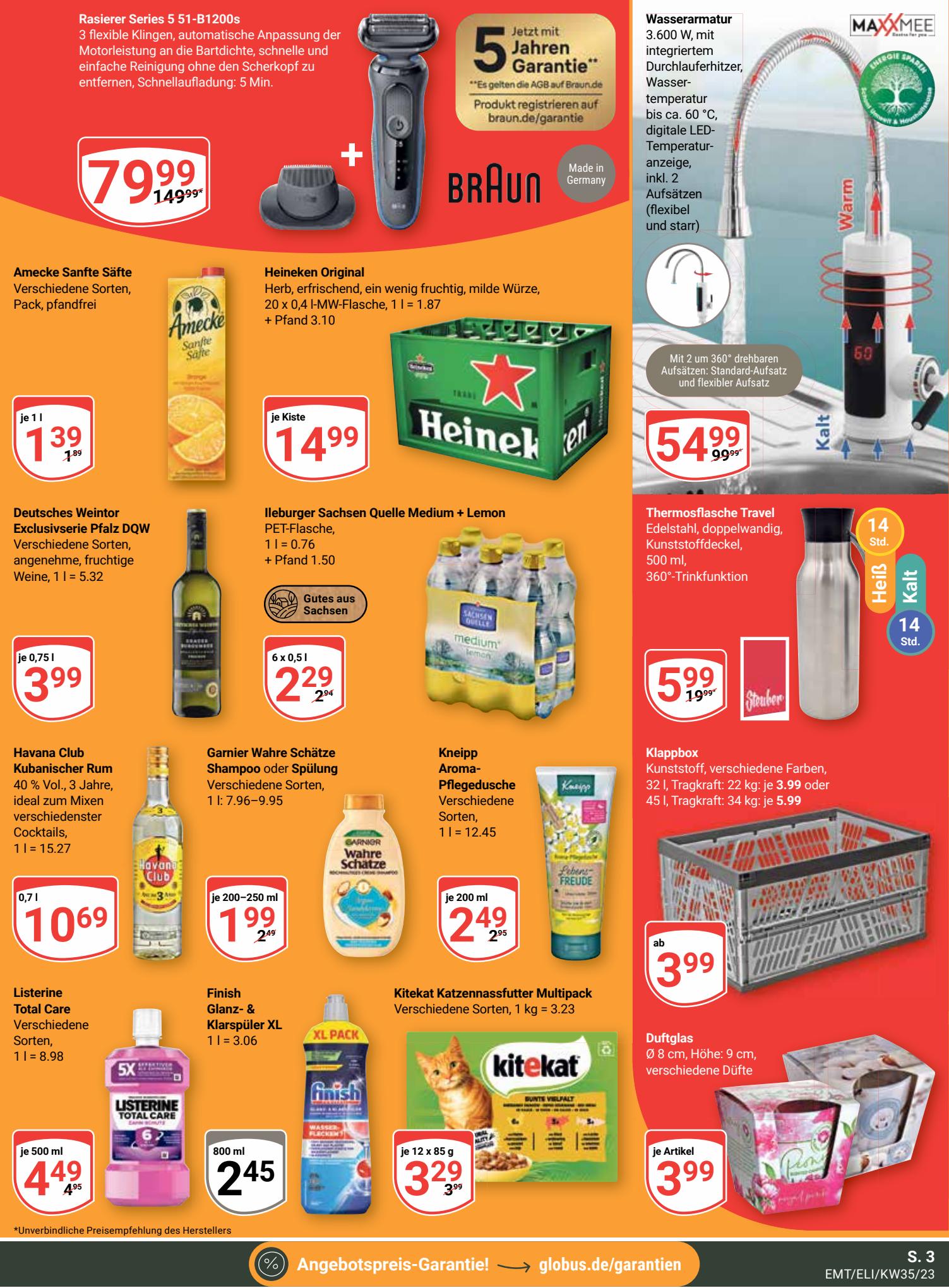 Globus Prospekt 28 August – 2 September 2023 Seite 3