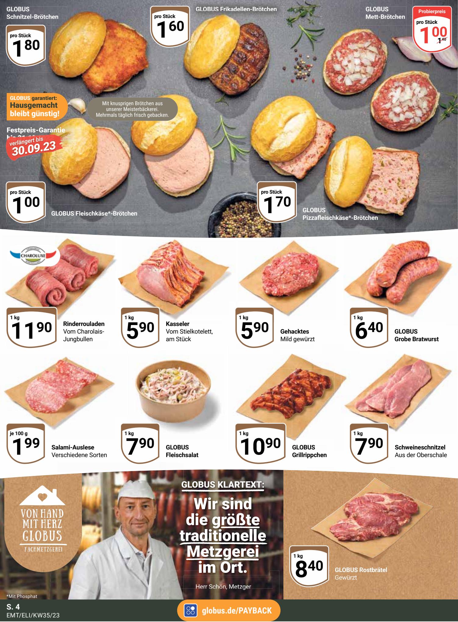 Globus Prospekt 28 August – 2 September 2023 Seite 4