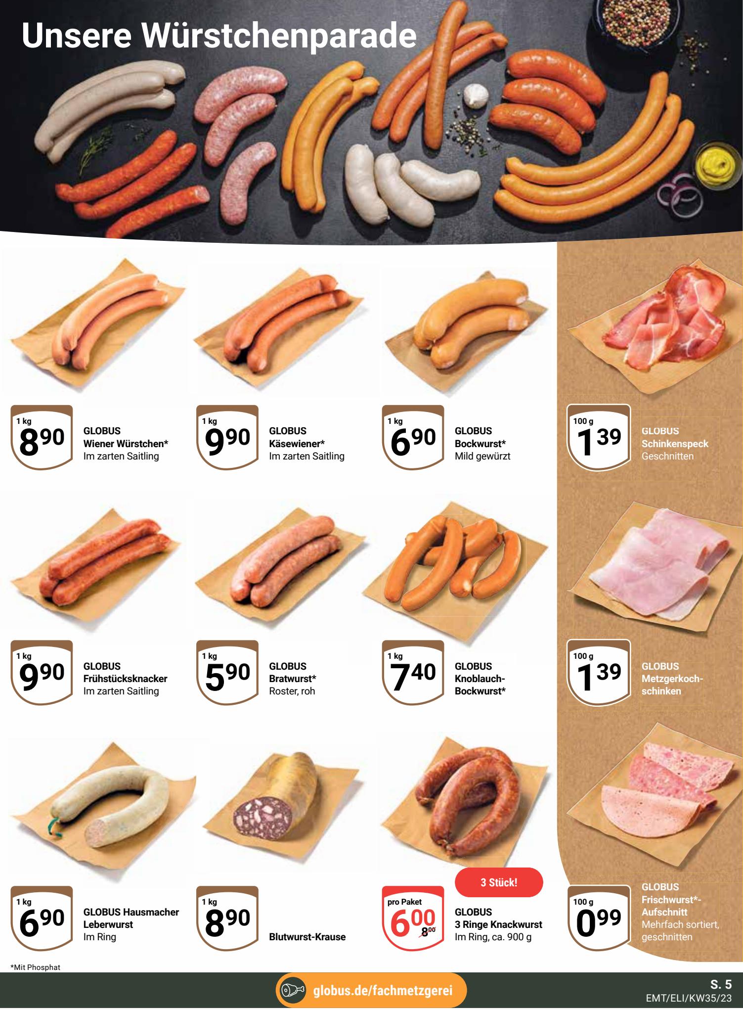 Globus Prospekt 28 August – 2 September 2023 Seite 5