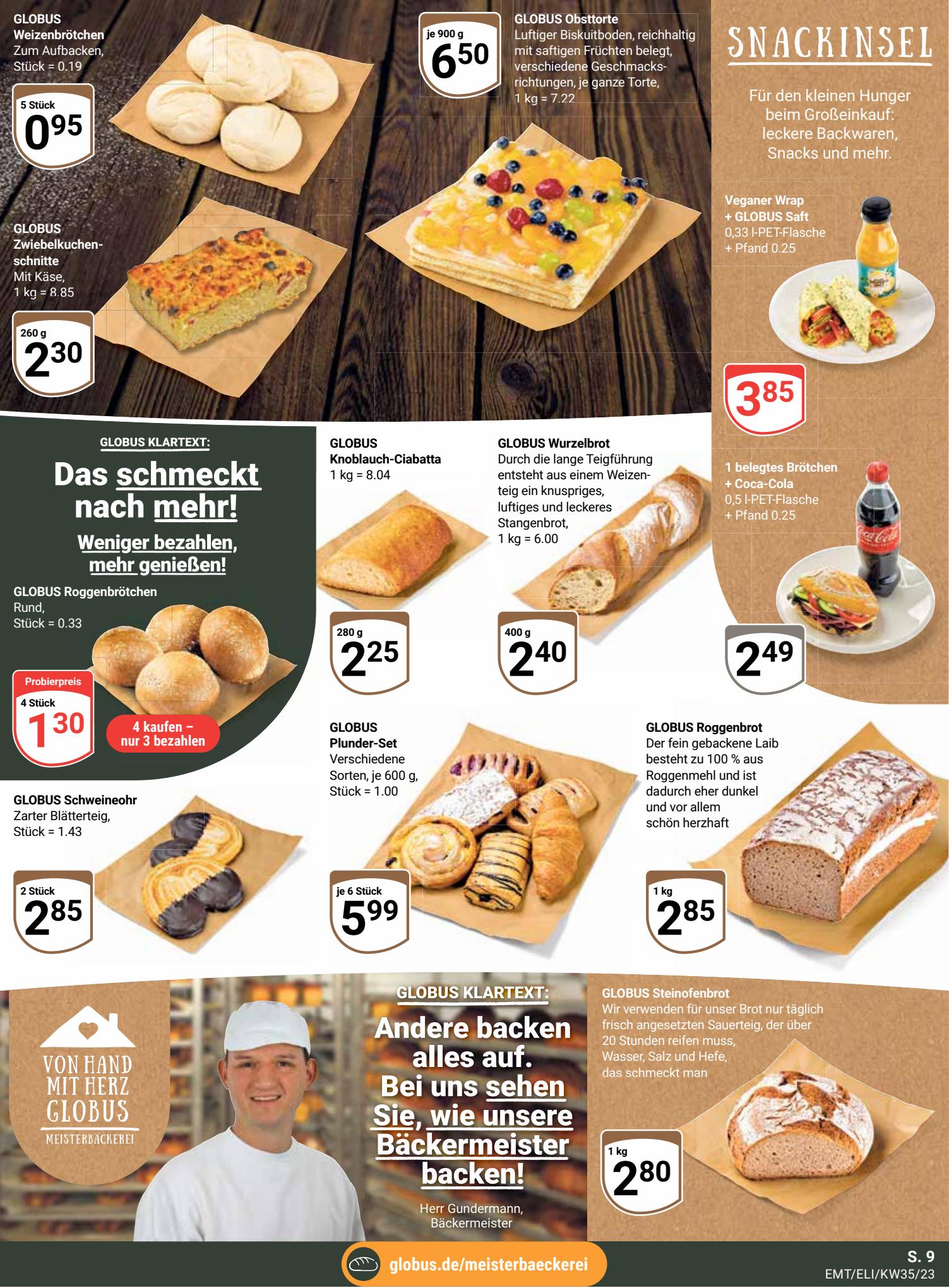 Globus Prospekt 28 August – 2 September 2023 Seite 9