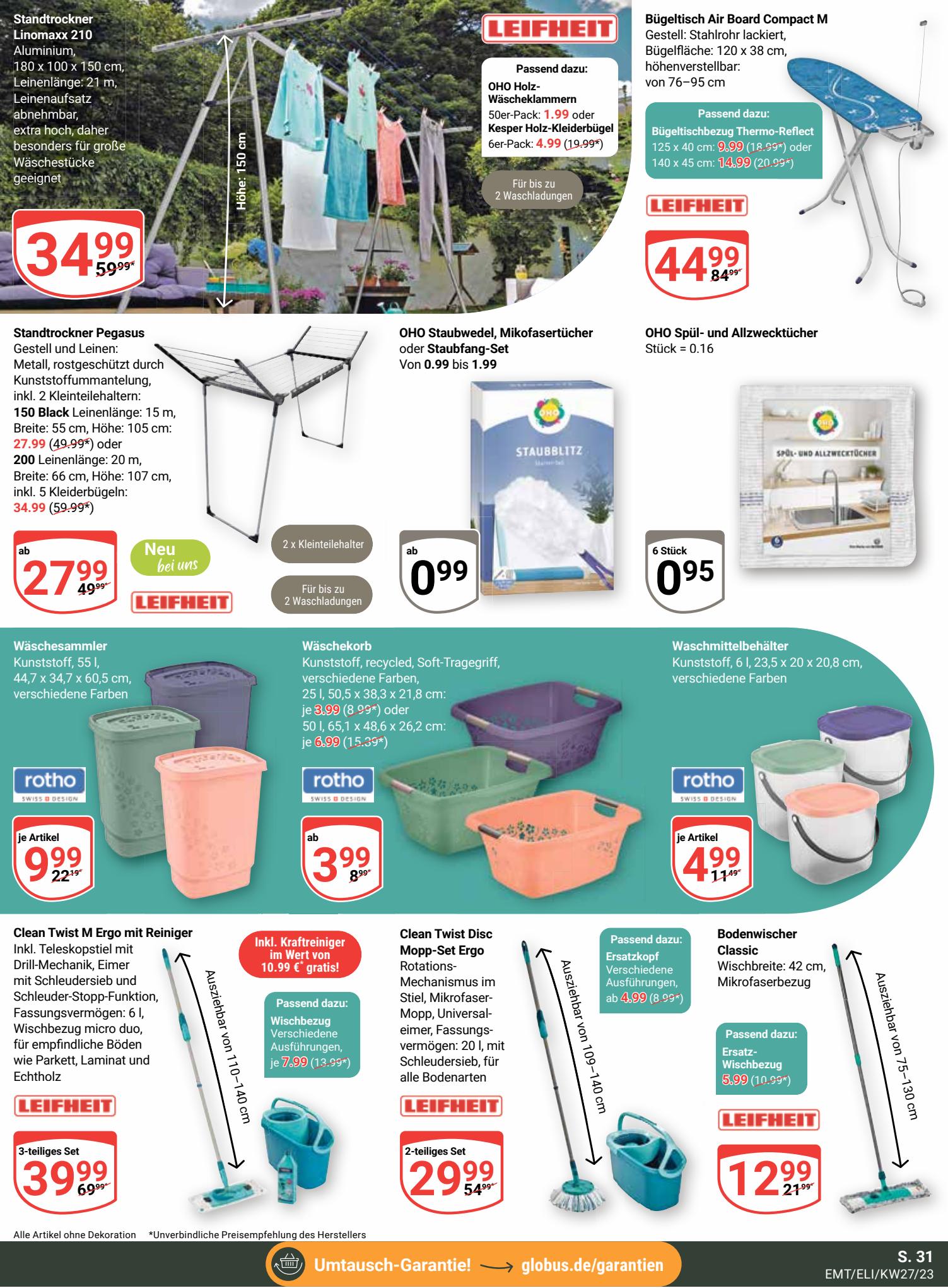 Globus Prospekt 3 – 8 Juli 2023 Seite 38