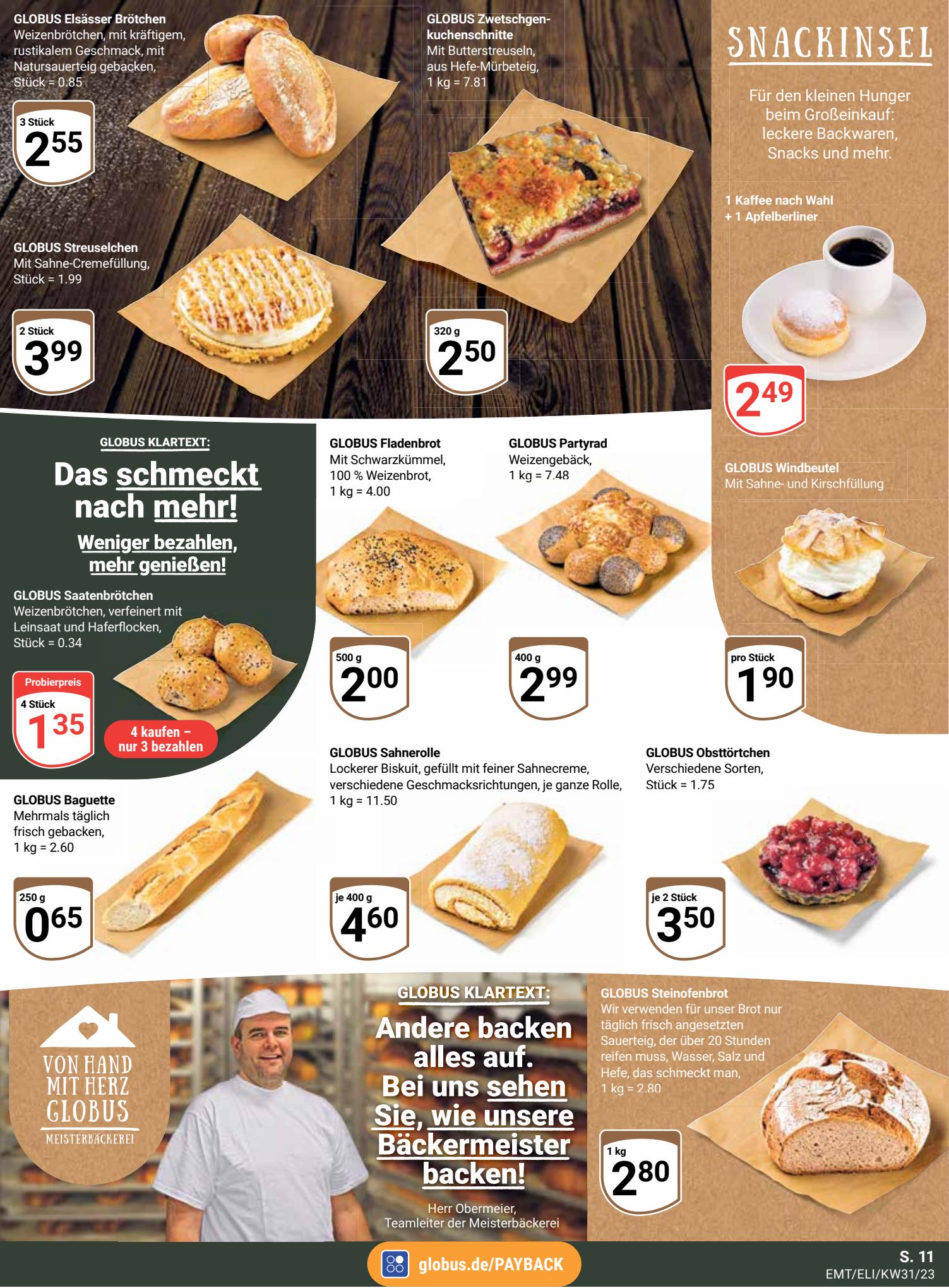 Globus Prospekt 31 Juli – 5 August 2023 Seite 11