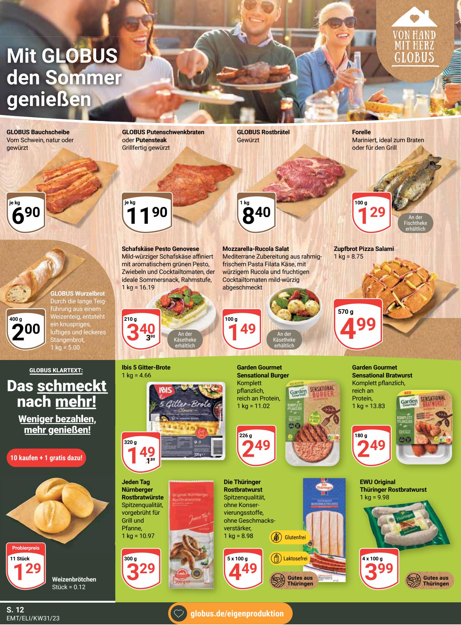 Globus Prospekt 31 Juli – 5 August 2023 Seite 12