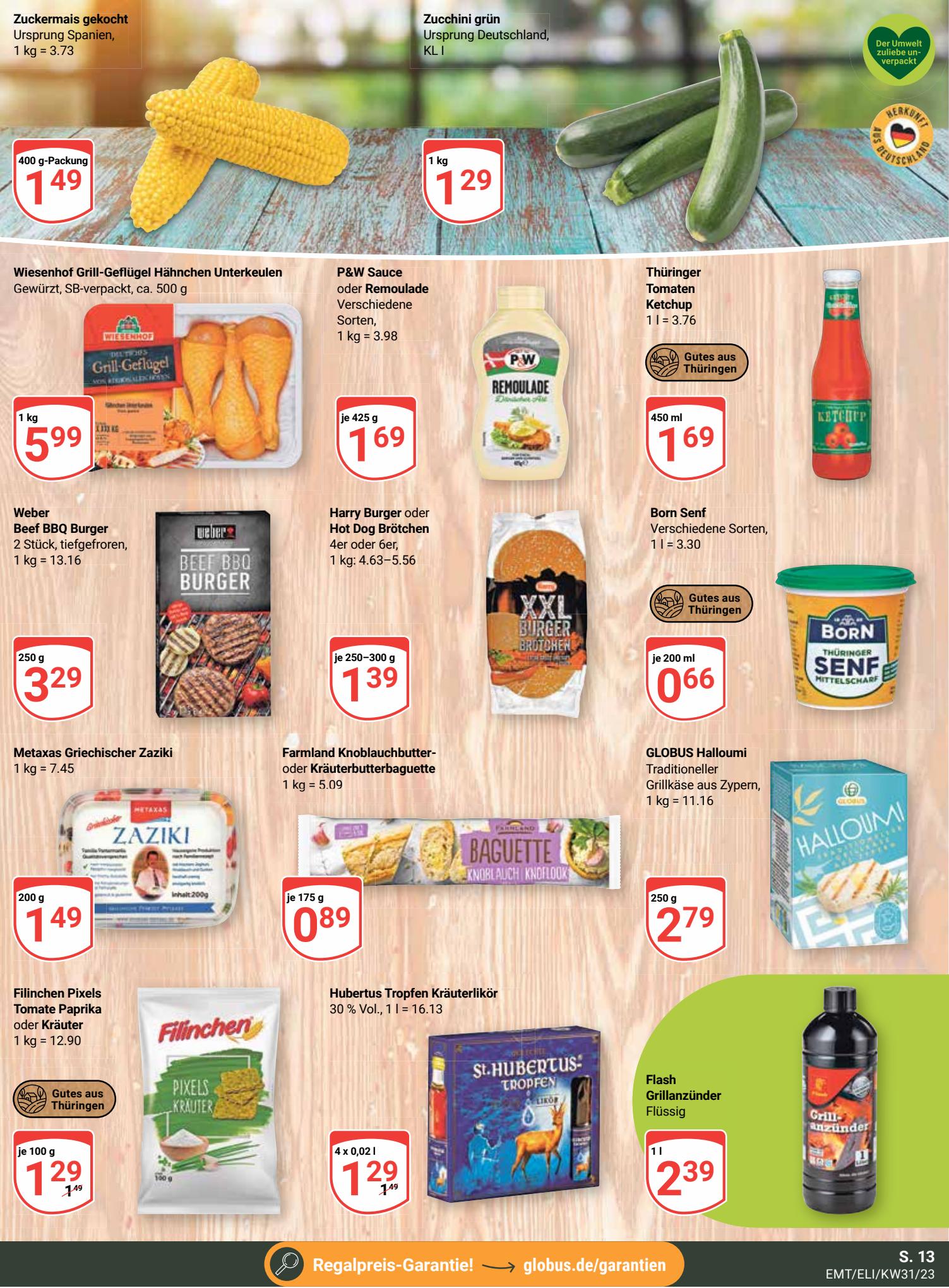 Globus Prospekt 31 Juli – 5 August 2023 Seite 13