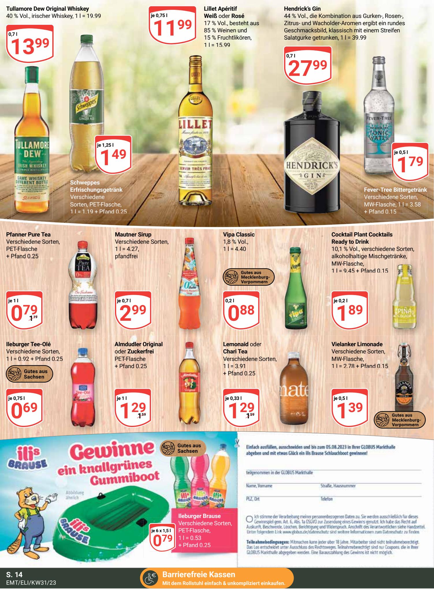 Globus Prospekt 31 Juli – 5 August 2023 Seite 14