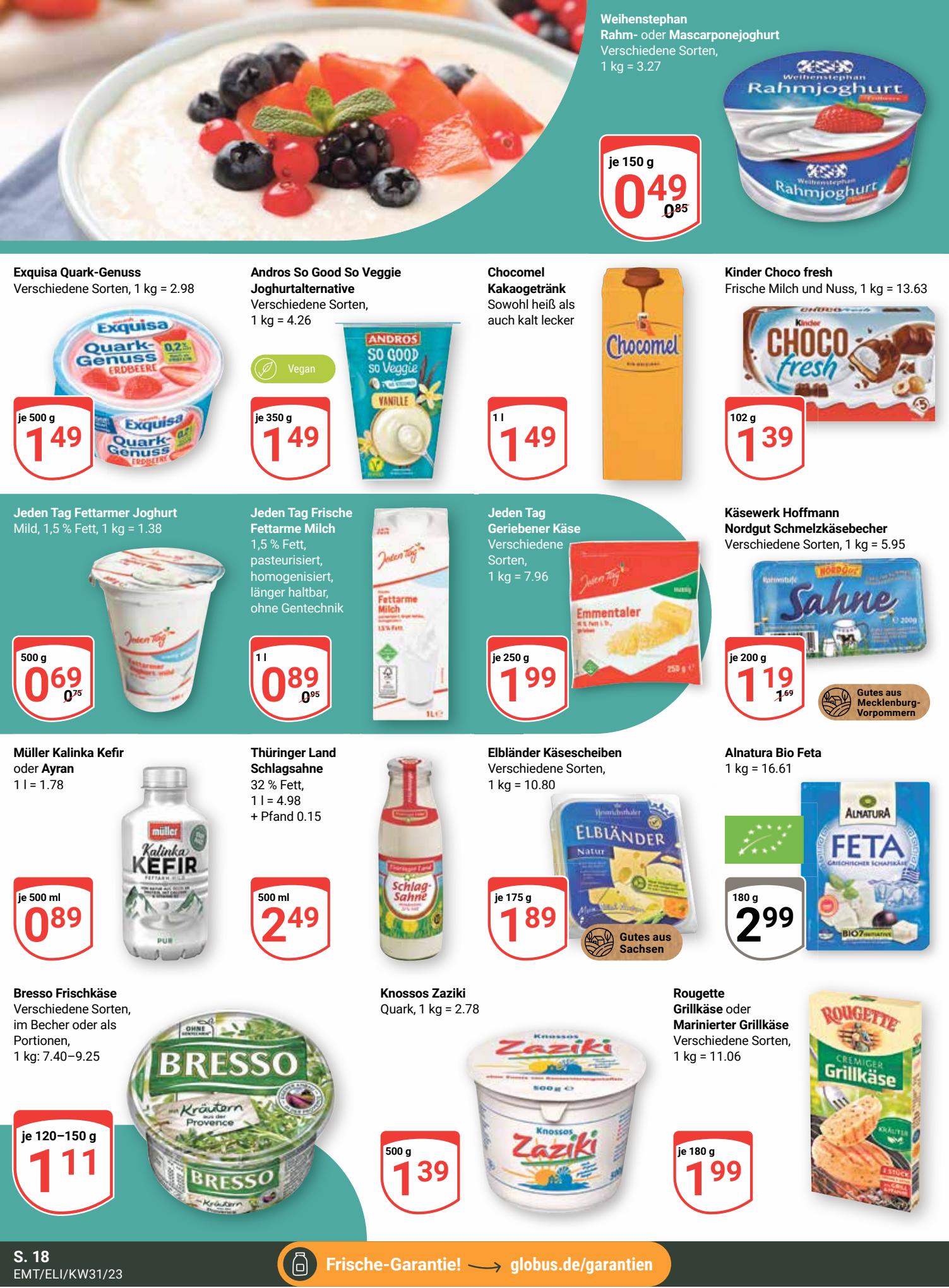 Globus Prospekt 31 Juli – 5 August 2023 Seite 18