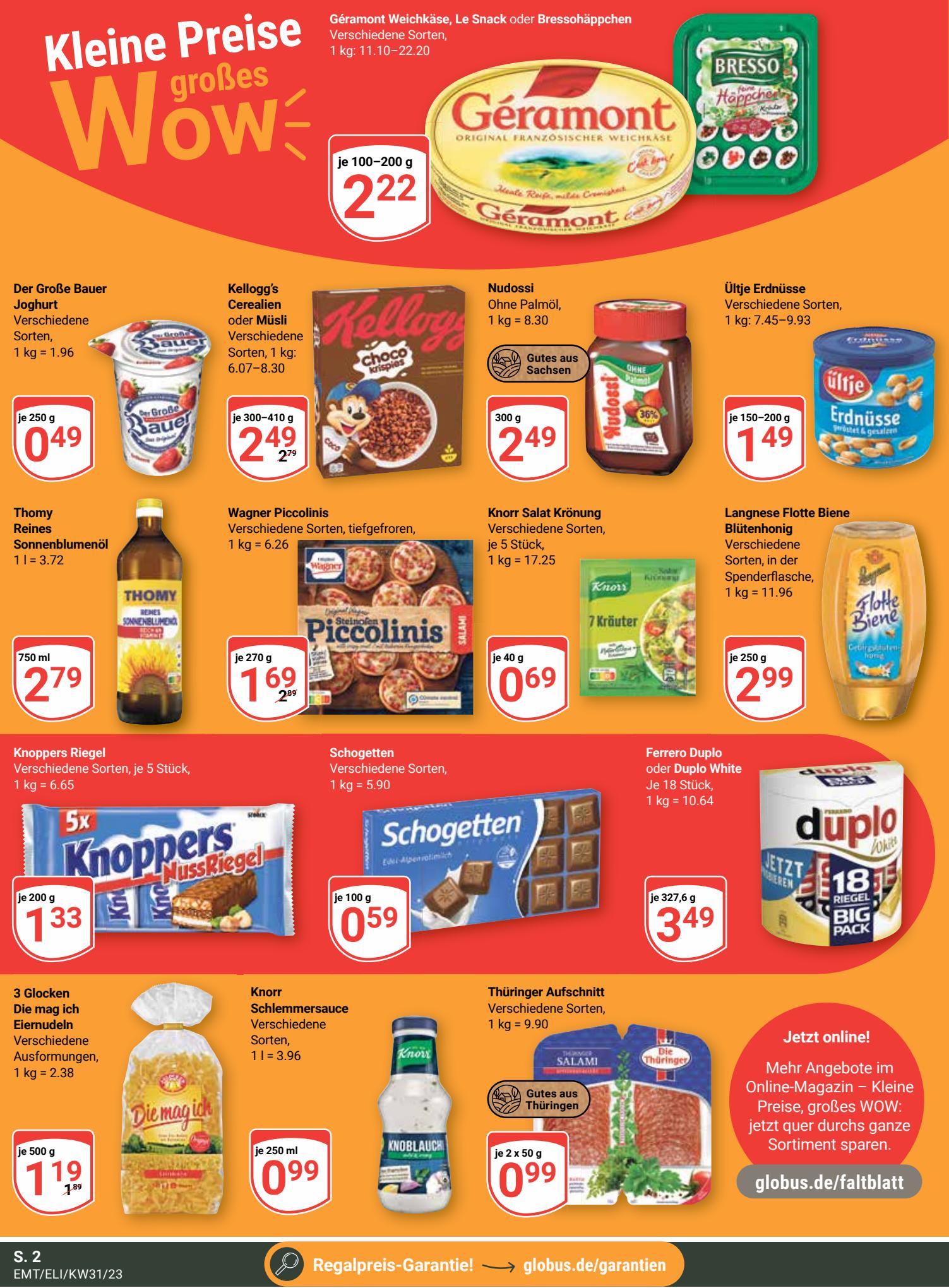 Globus Prospekt 31 Juli – 5 August 2023 Seite 2