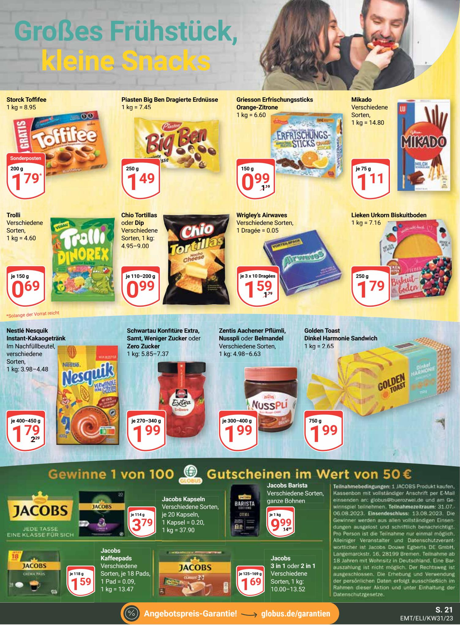 Globus Prospekt 31 Juli – 5 August 2023 Seite 21