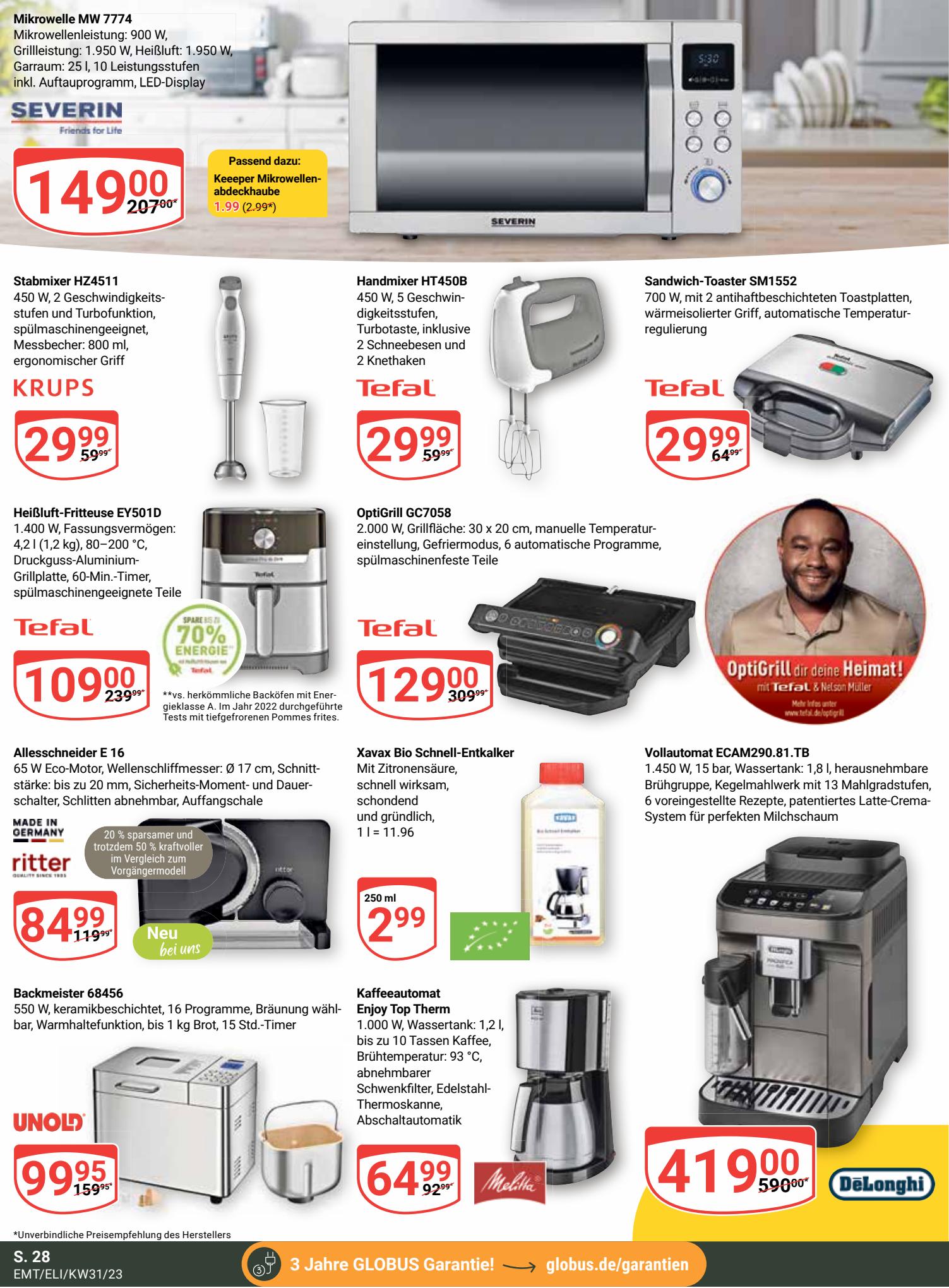 Globus Prospekt 31 Juli – 5 August 2023 Seite 28