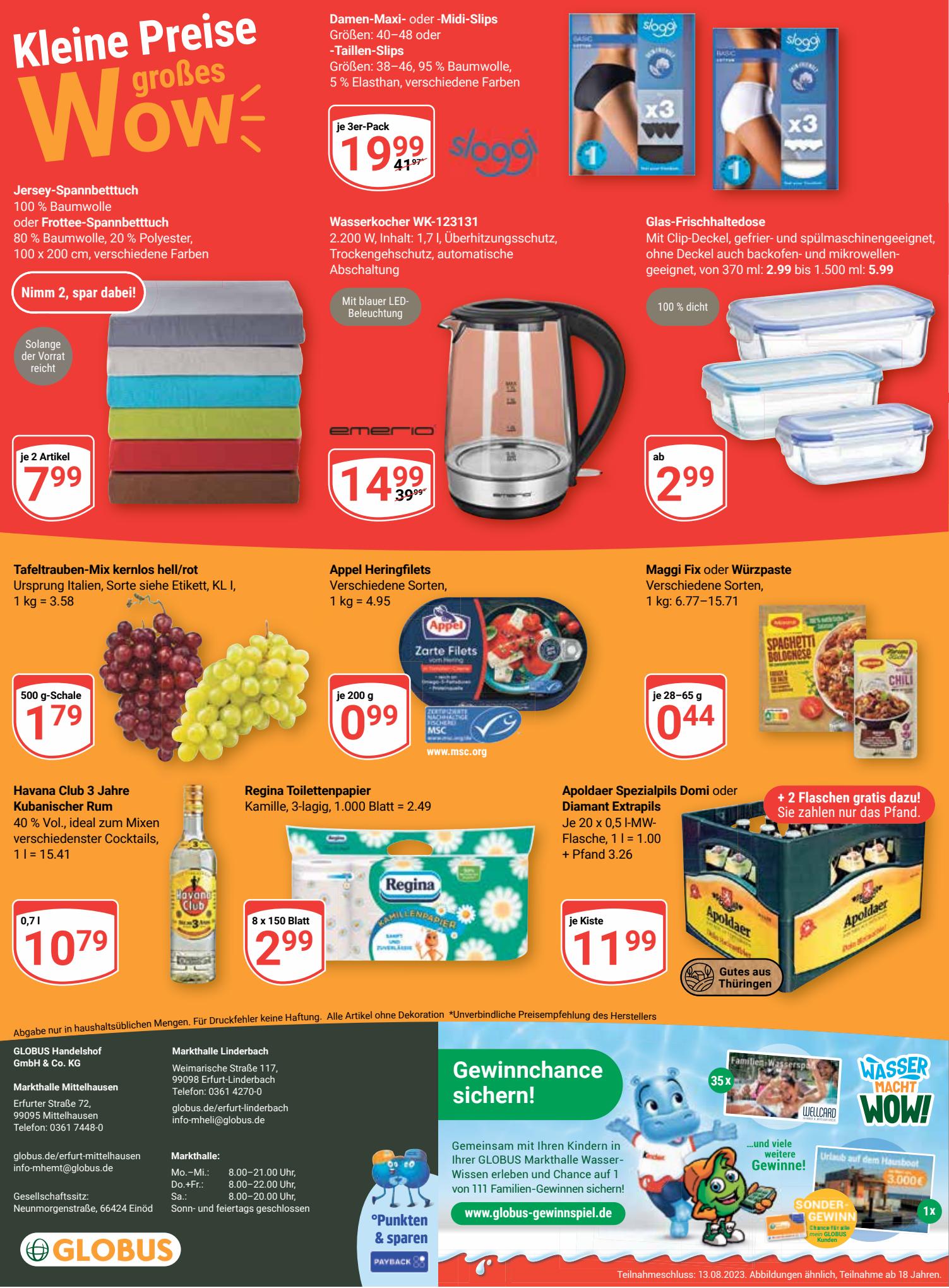 Globus Prospekt 31 Juli – 5 August 2023 Seite 36