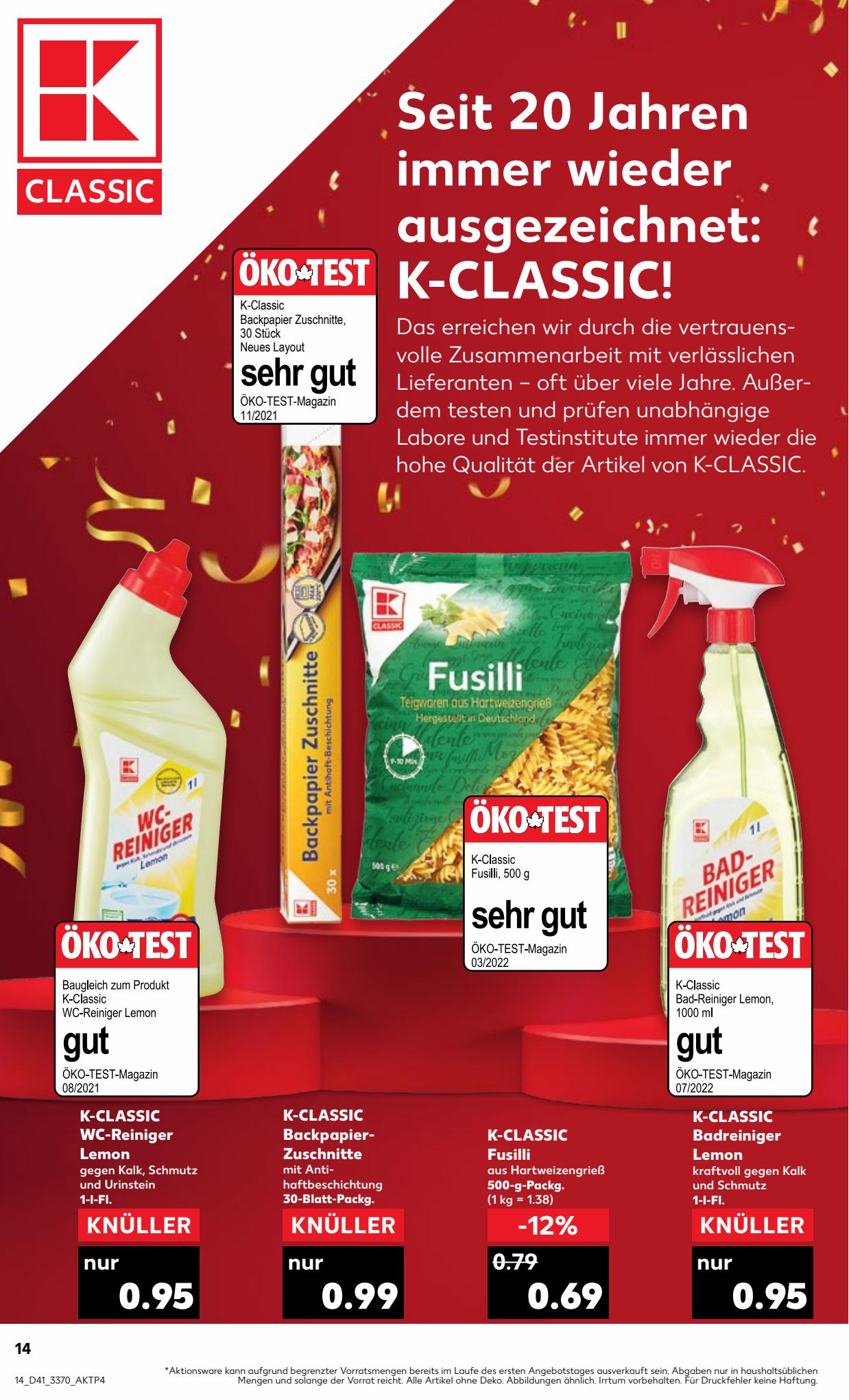 Kaufland Prospekt 12 – 18 October 2023 Seite 14