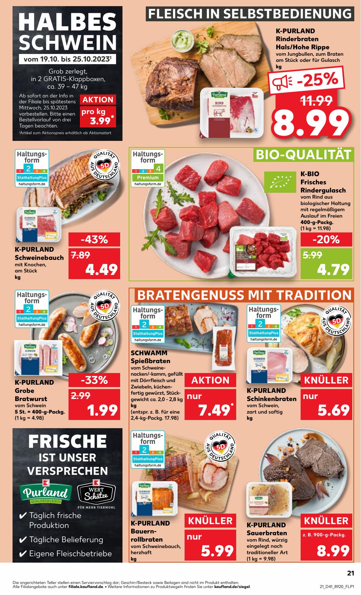 Kaufland Prospekt 12 – 18 October 2023 Seite 21