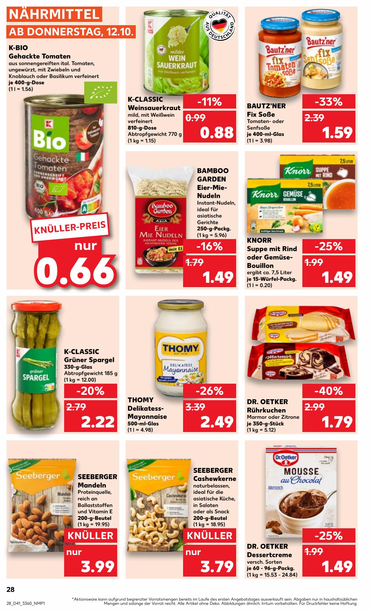 Kaufland Prospekt 12 – 18 October 2023 Seite 28