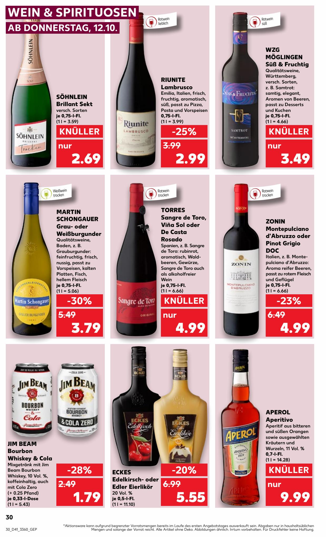 Kaufland Prospekt 12 – 18 October 2023 Seite 30