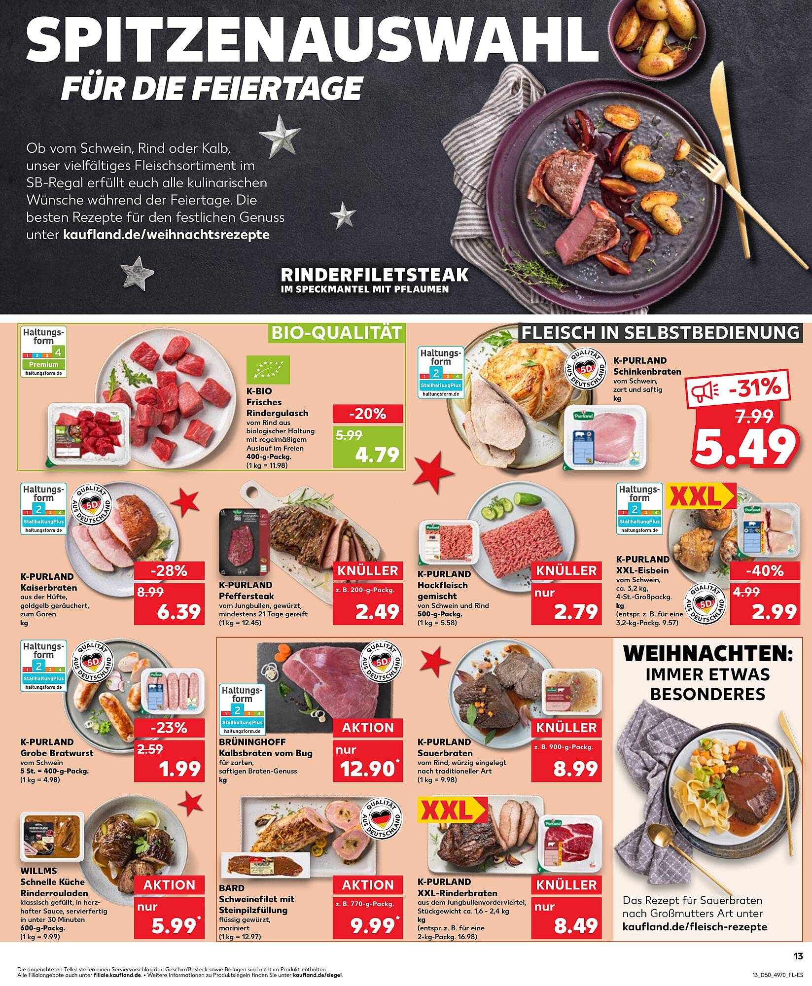 Kaufland Prospekt 14 – 20 Dezember 2023 Seite 13