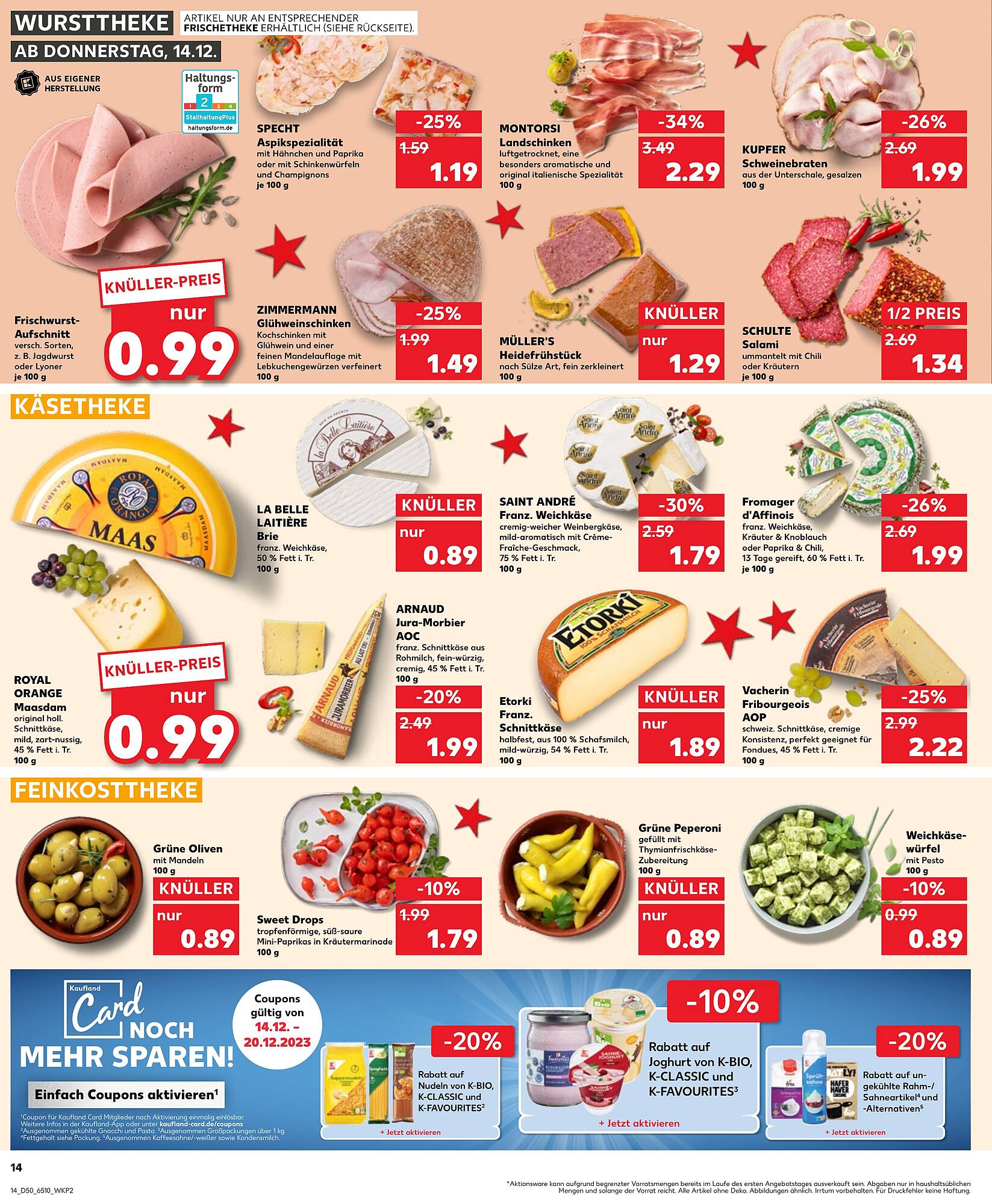 Kaufland Prospekt 14 – 20 Dezember 2023 Seite 14