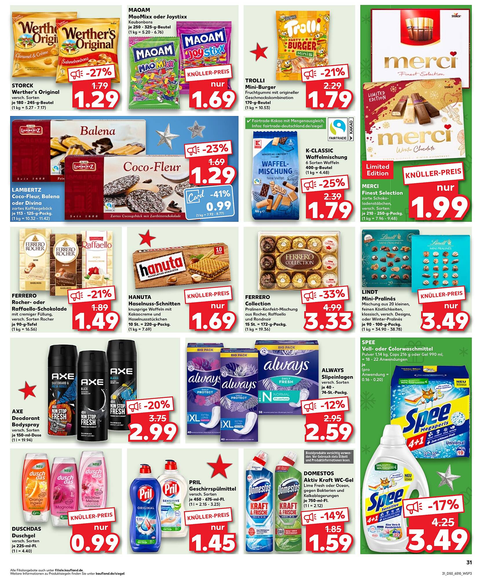 Kaufland Prospekt 14 – 20 Dezember 2023 Seite 31