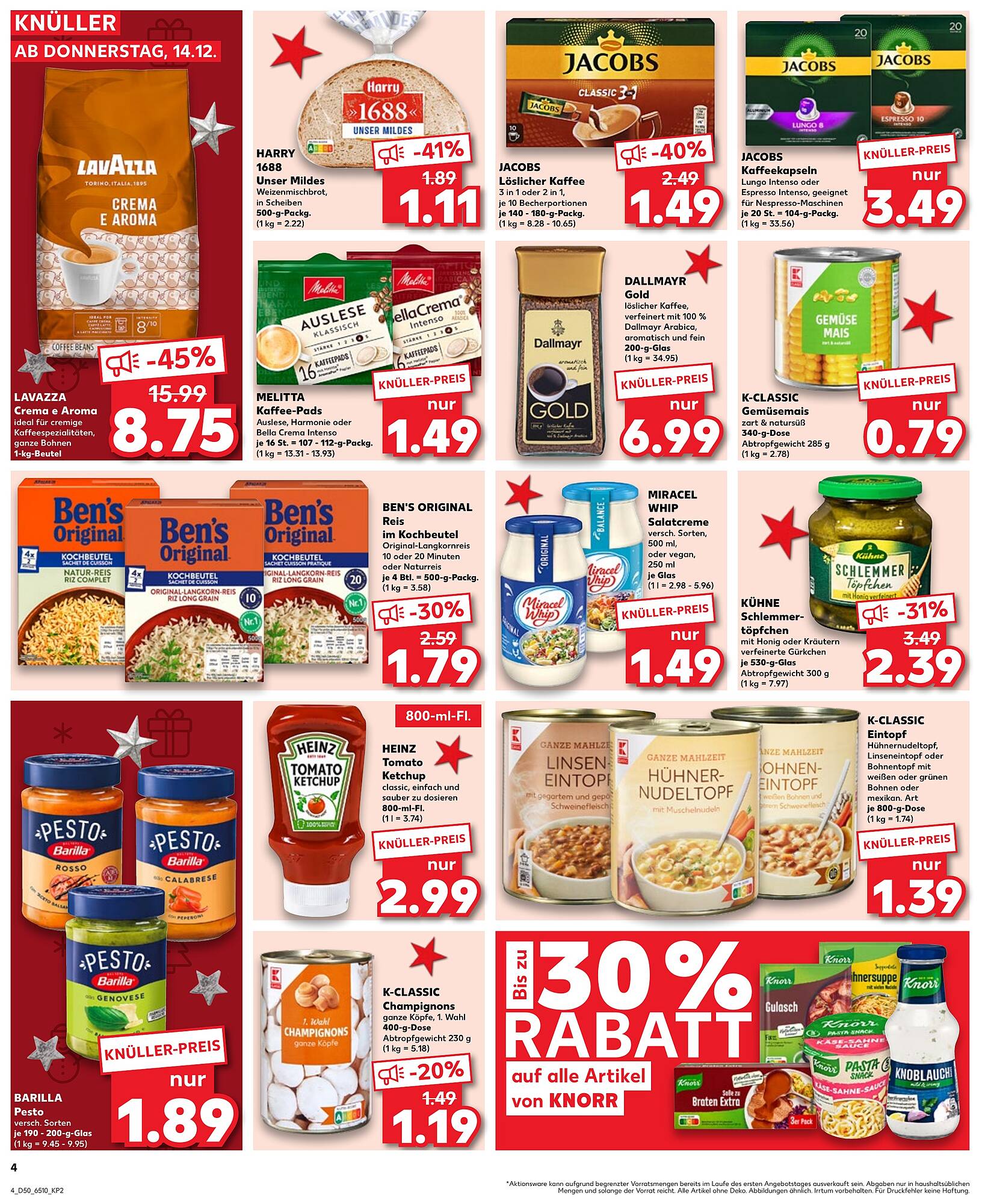 Kaufland Prospekt 14 – 20 Dezember 2023 Seite 4