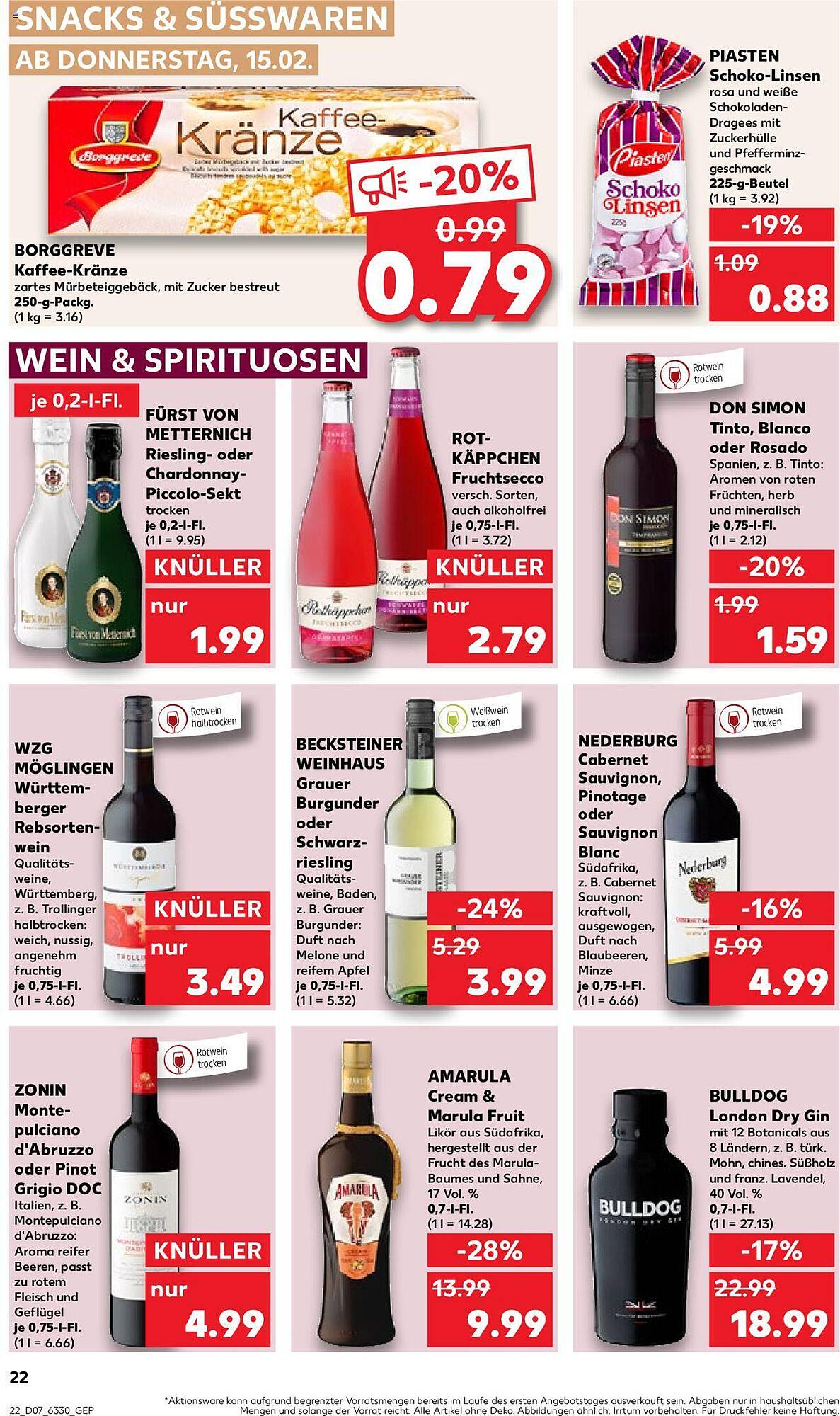 Kaufland Prospekt 15 – 21 Februar 2024 Seite 22