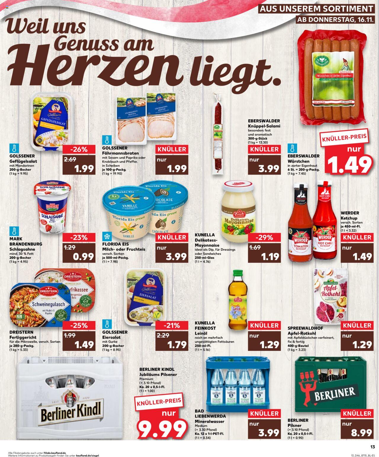 Kaufland Prospekt 16 – 22 November 2023 Seite 13