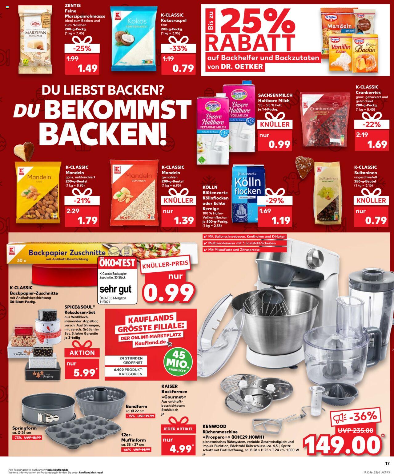 Kaufland Prospekt 16 – 22 November 2023 Seite 17