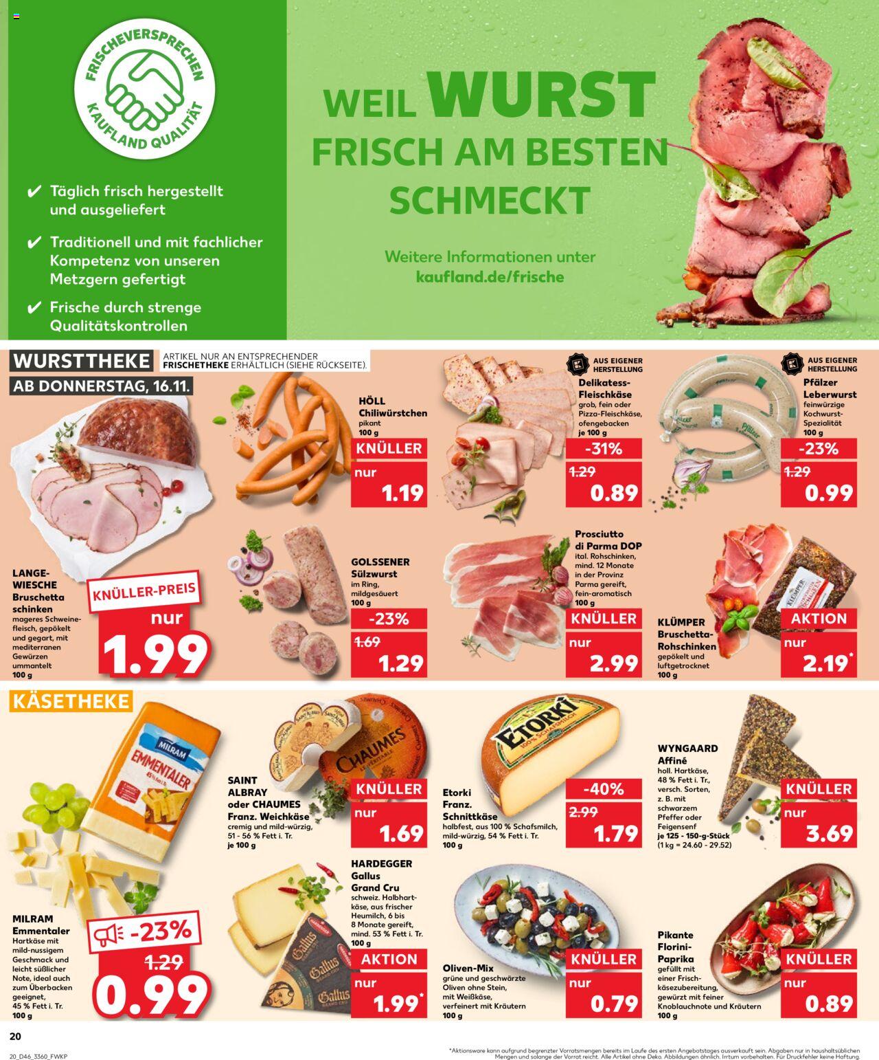 Kaufland Prospekt 16 – 22 November 2023 Seite 20