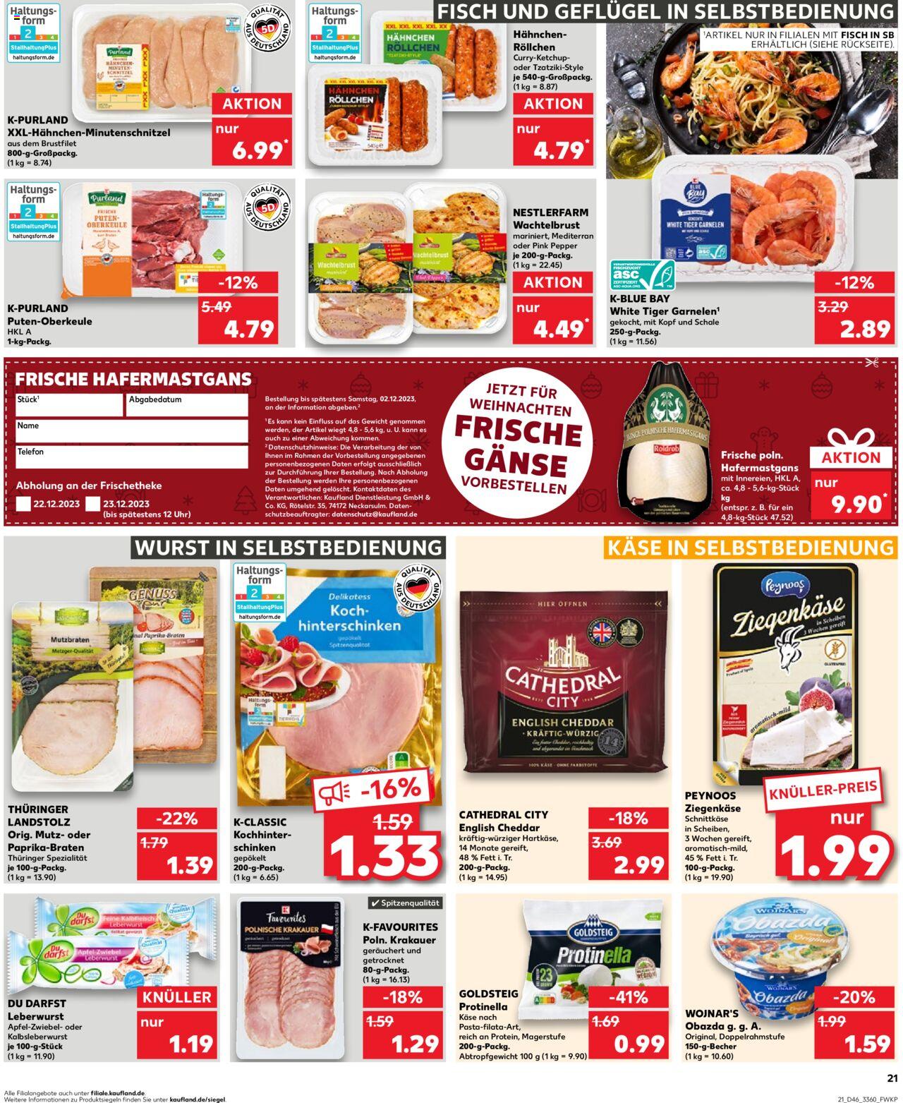 Kaufland Prospekt 16 – 22 November 2023 Seite 21