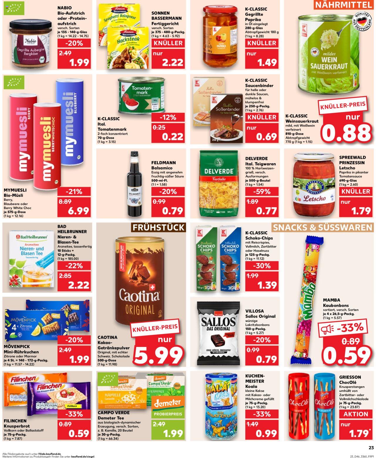 Kaufland Prospekt 16 – 22 November 2023 Seite 23