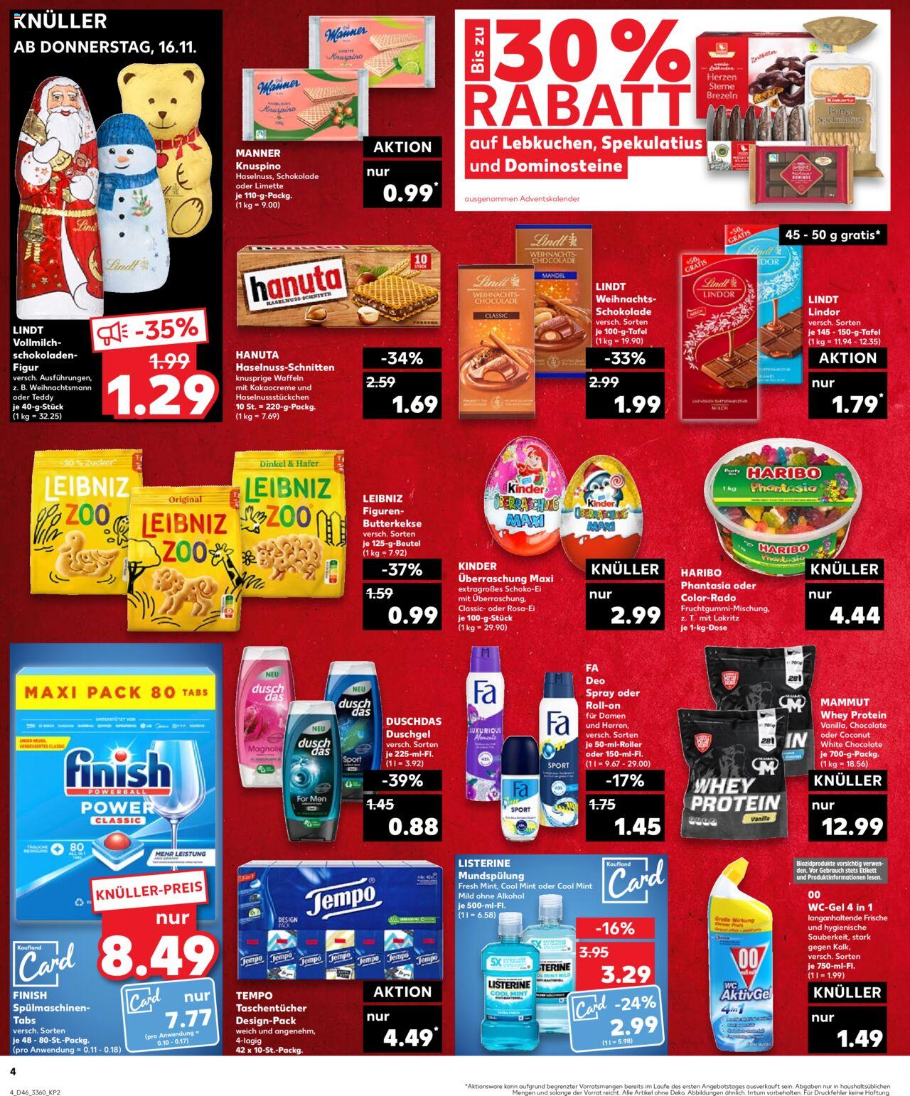 Kaufland Prospekt 16 – 22 November 2023 Seite 4