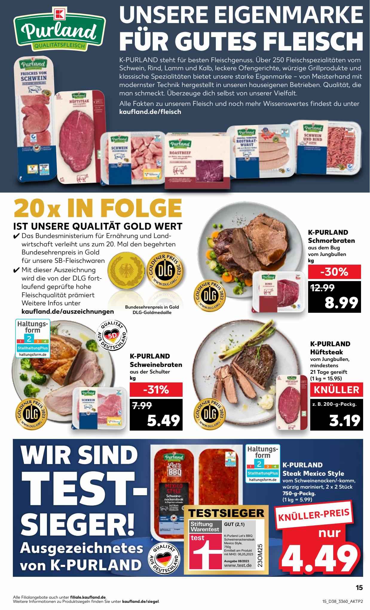 Kaufland Prospekt 17 – 27 September 2023 Seite 15