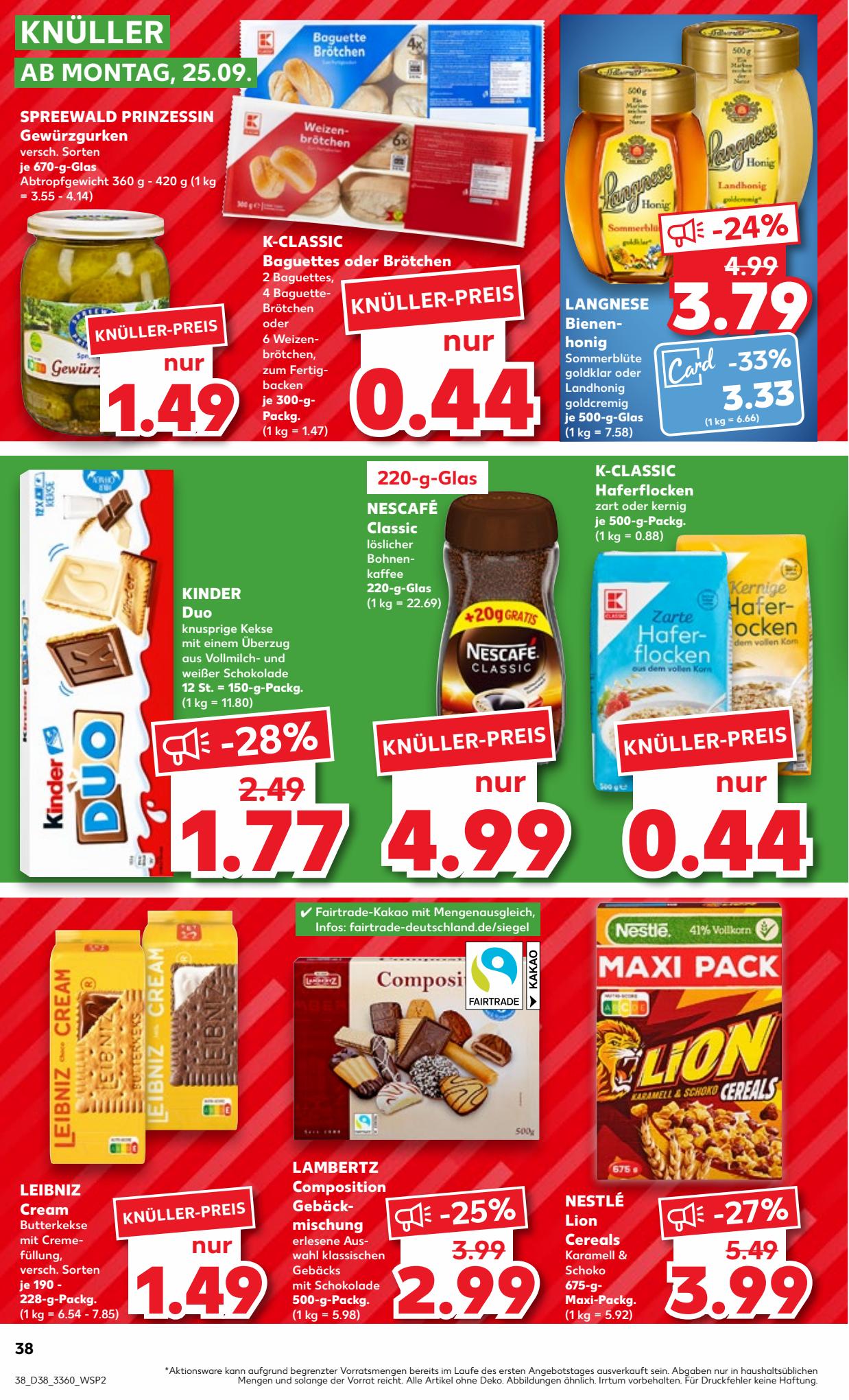 Kaufland Prospekt 17 – 27 September 2023 Seite 38