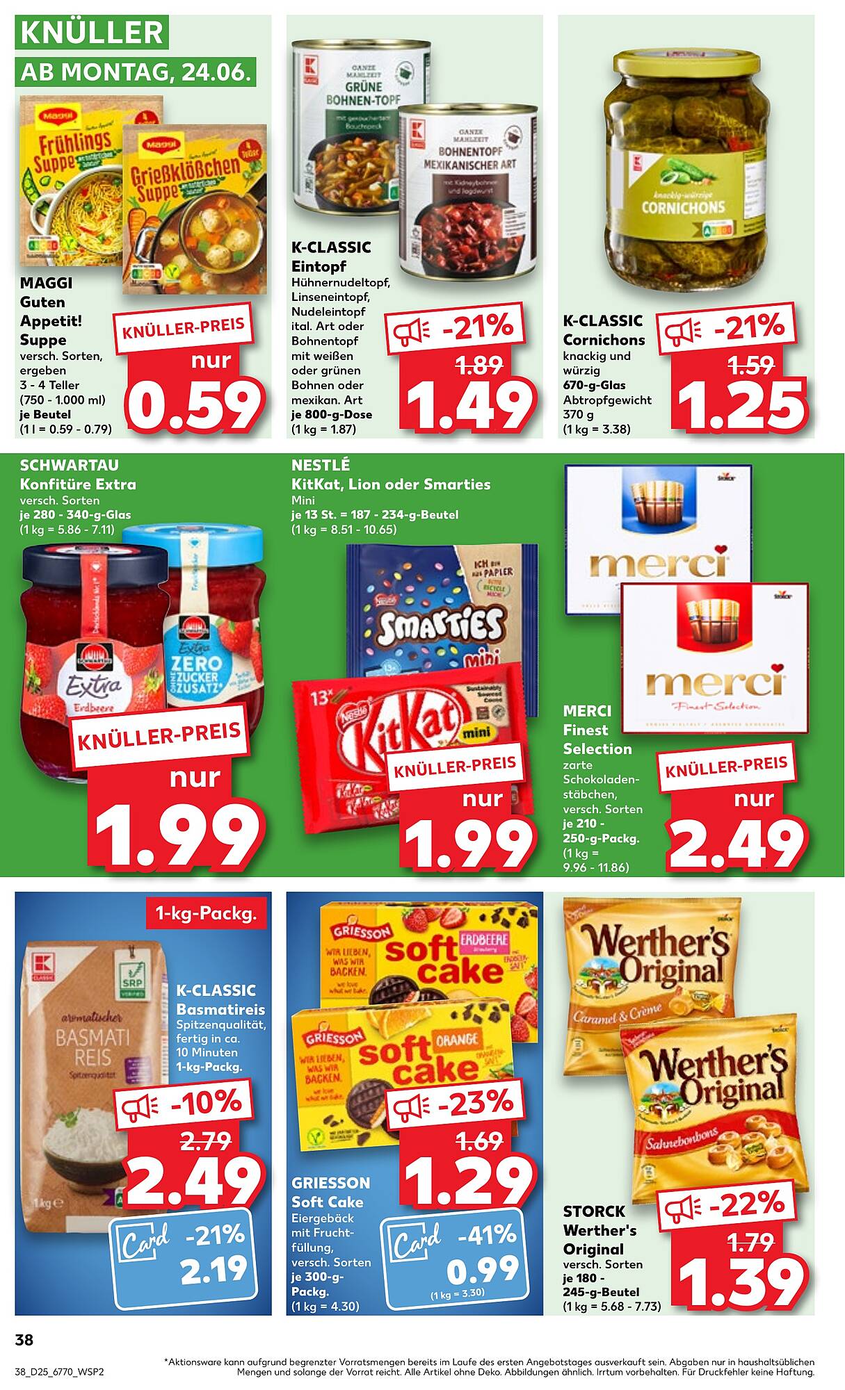 Kaufland Prospekt 19 – 25 Juni 2024 Seite 38