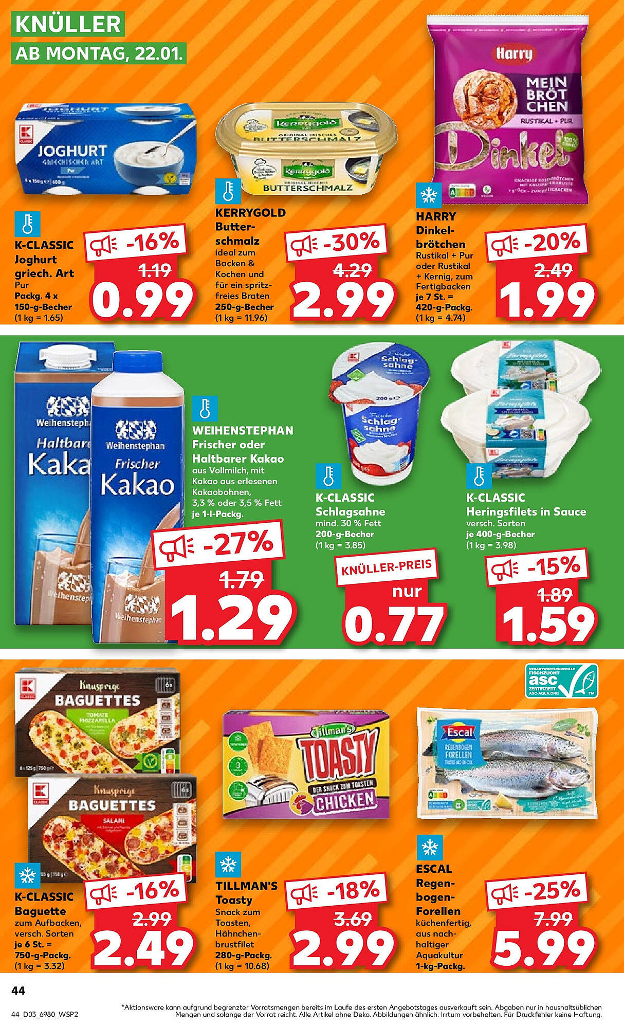 Kaufland Prospekt 22 24 Januar 2024 WProspekte