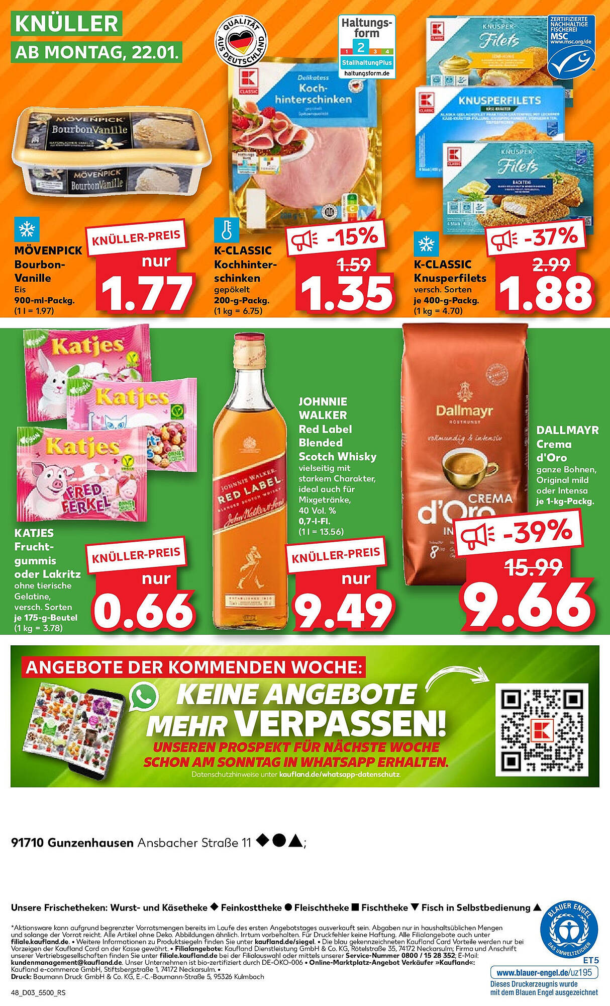 Kaufland Prospekt 22 24 Januar 2024 WProspekte