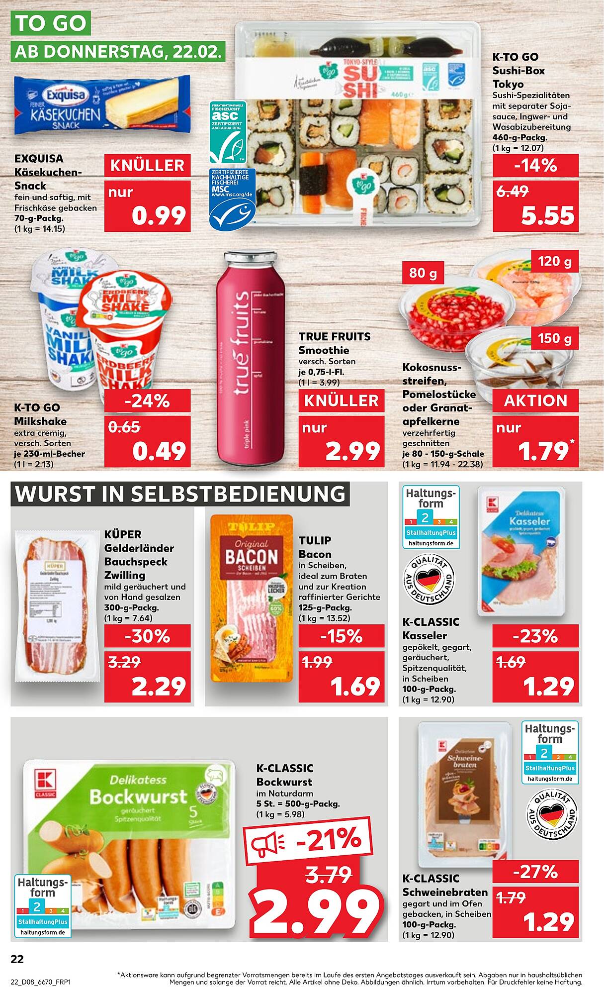 Kaufland Prospekt 22 – 28 Februar 2024 Seite 22