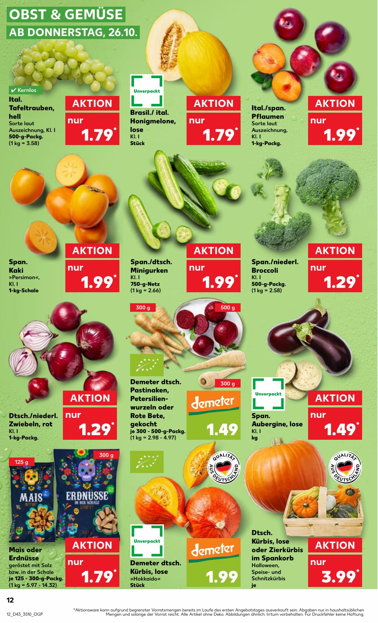 Kaufland Prospekt 22 Oct – 1 Nov 2023 Seite 12
