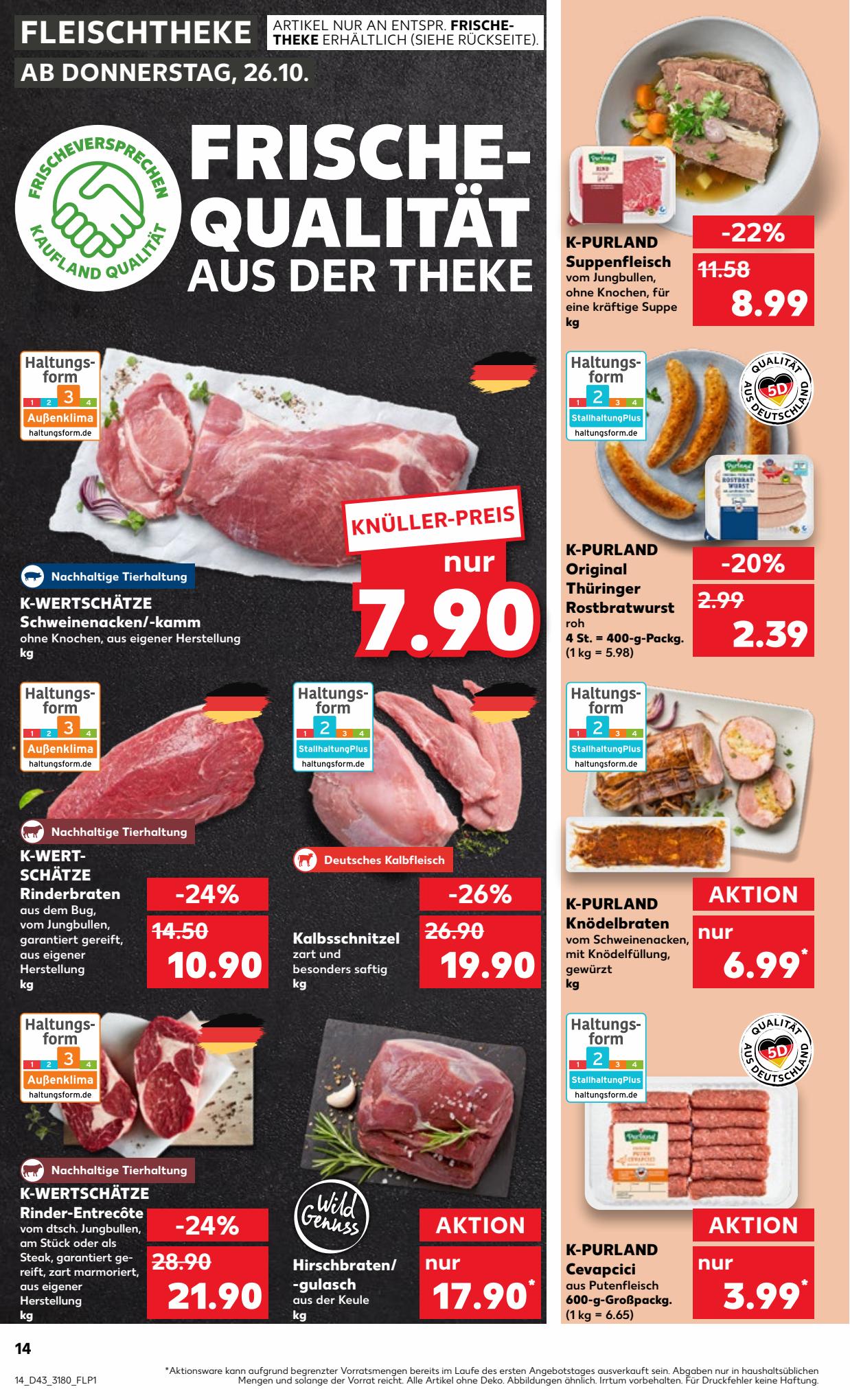 Kaufland Prospekt 22 Oct – 1 Nov 2023 Seite 14