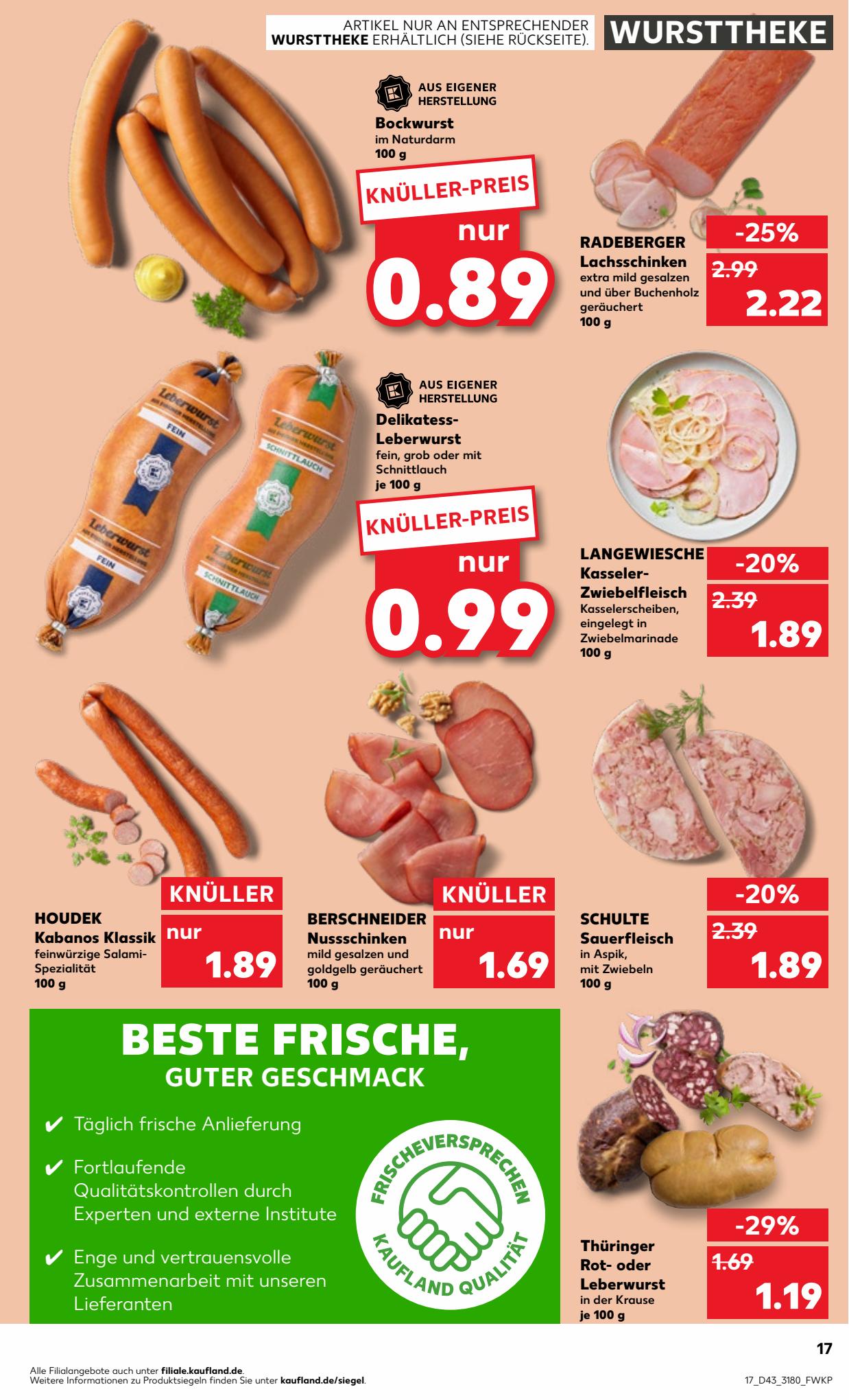 Kaufland Prospekt 22 Oct – 1 Nov 2023 Seite 17